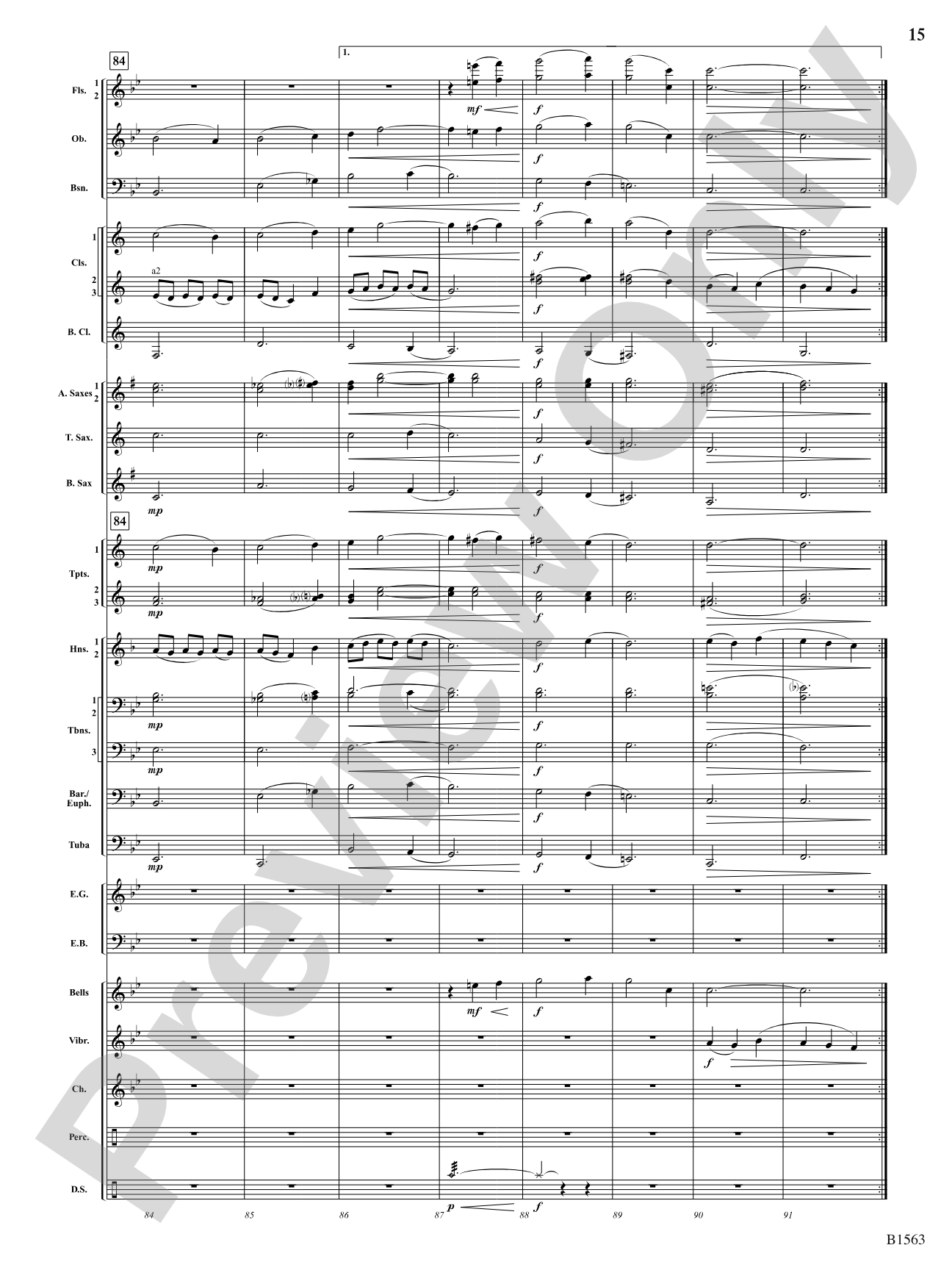 Christmas Lights: Concert Band Conductor Score & Parts