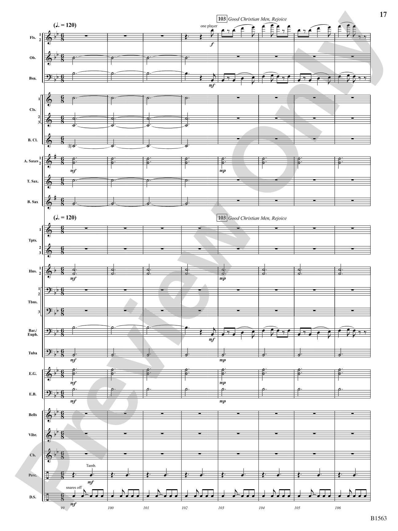 Christmas Lights: Concert Band Conductor Score & Parts