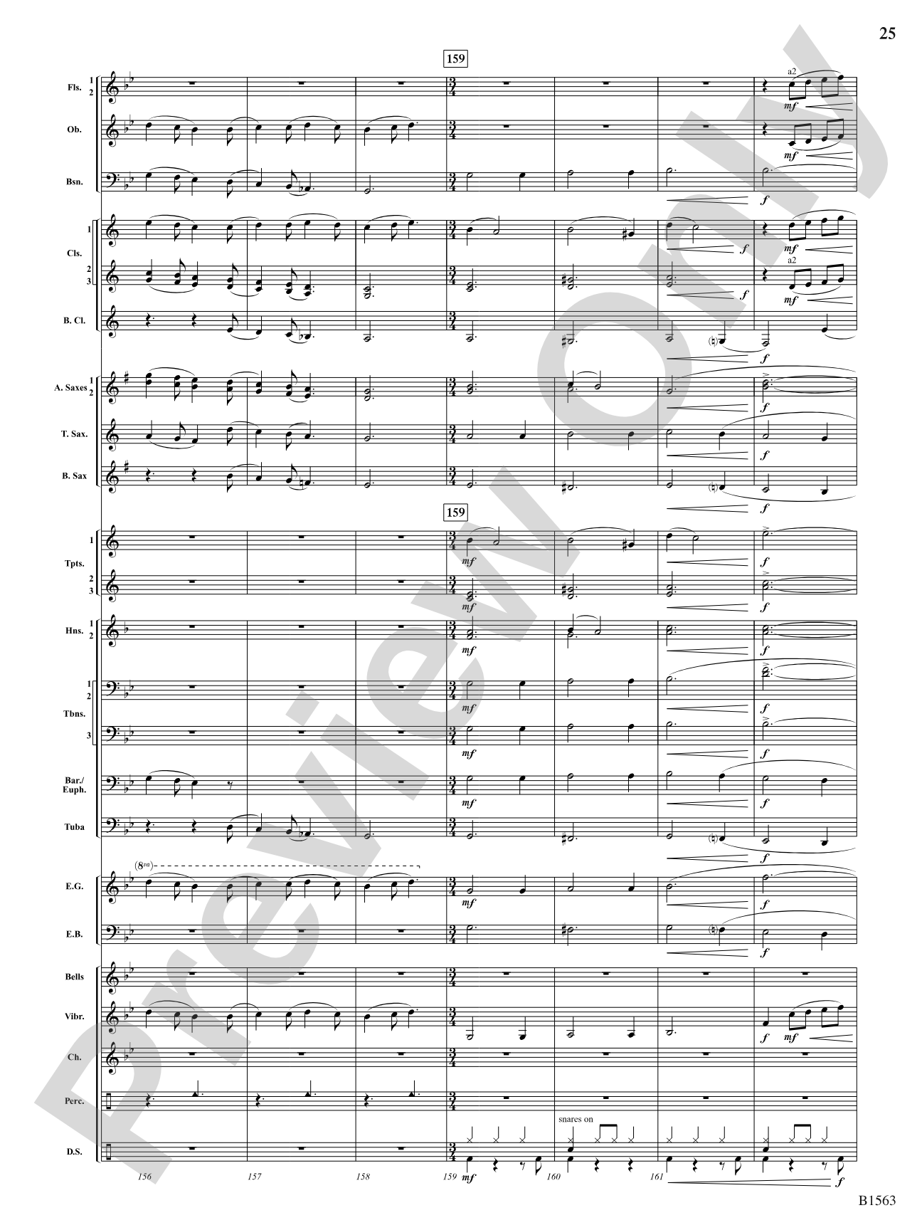 Christmas Lights: Concert Band Conductor Score & Parts