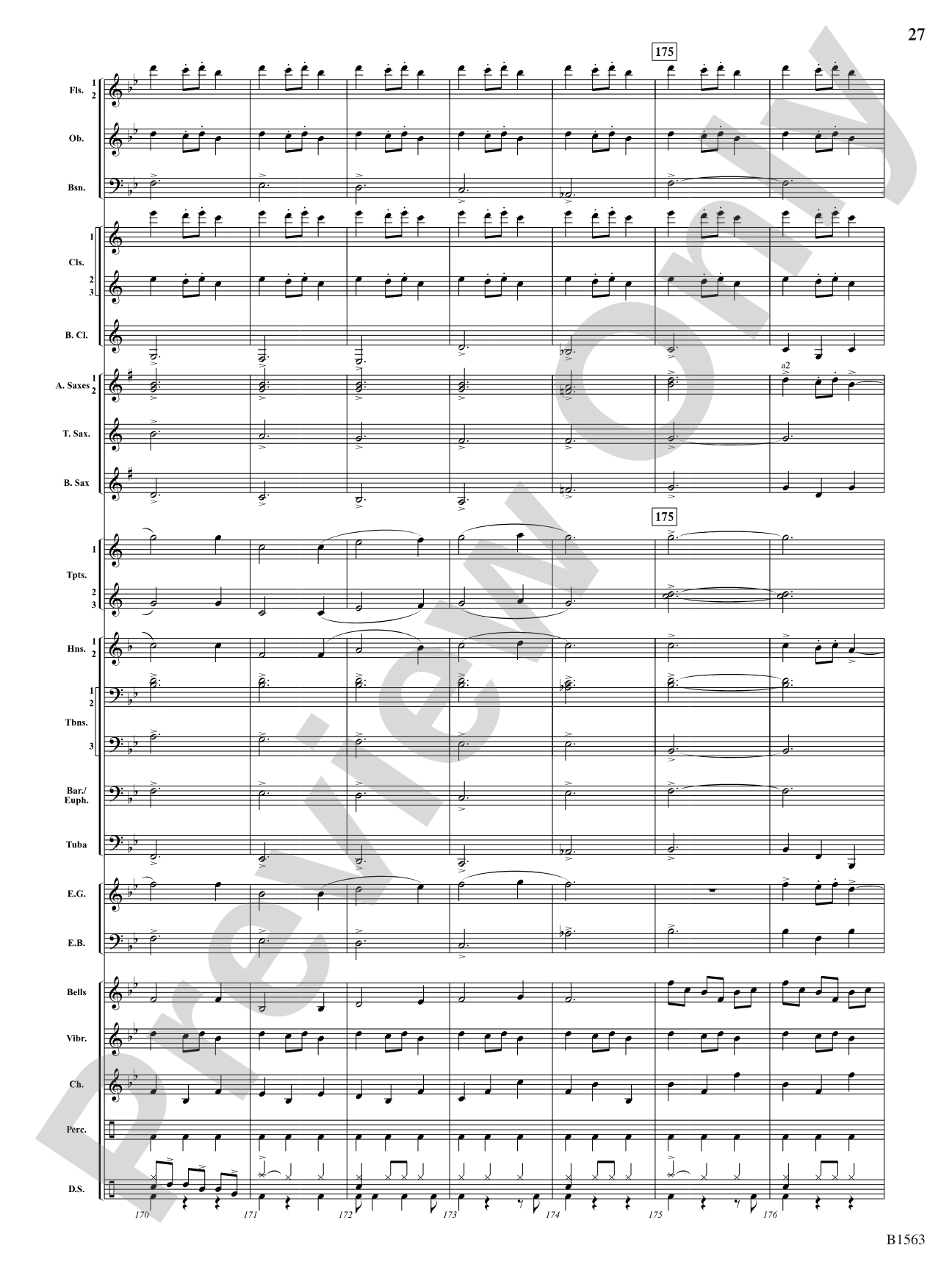 Christmas Lights: Concert Band Conductor Score & Parts
