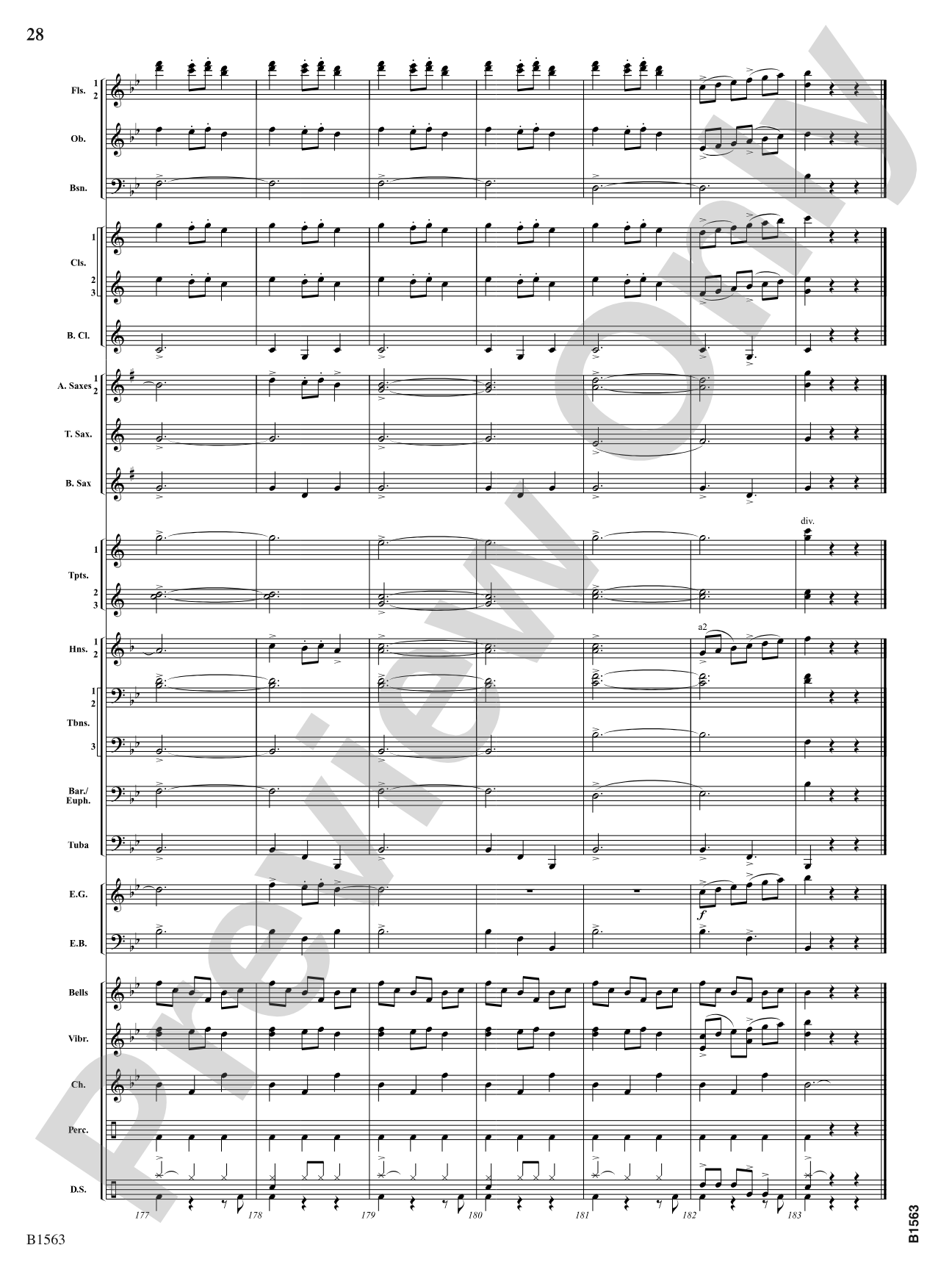 Christmas Lights: Concert Band Conductor Score & Parts