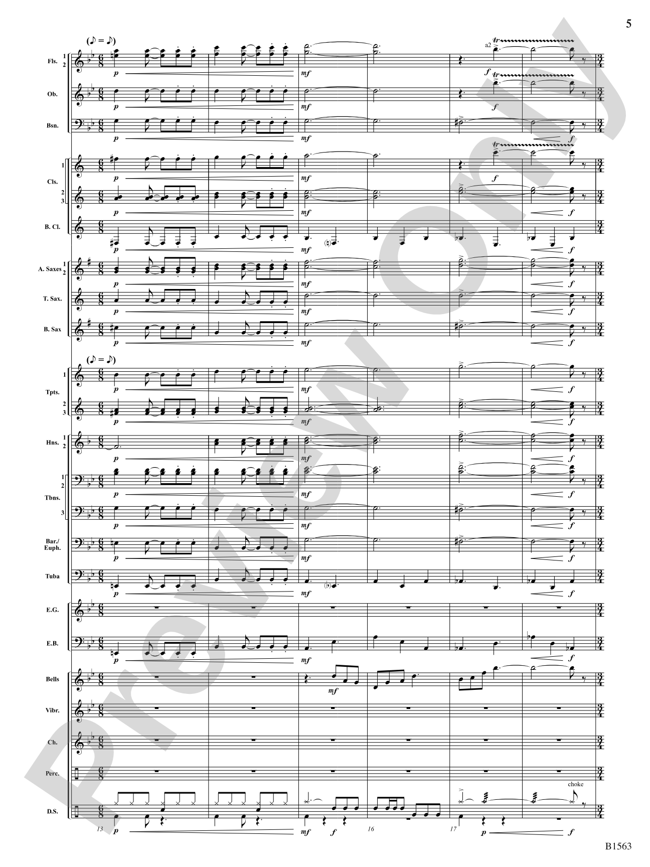 Christmas Lights: Concert Band Conductor Score & Parts
