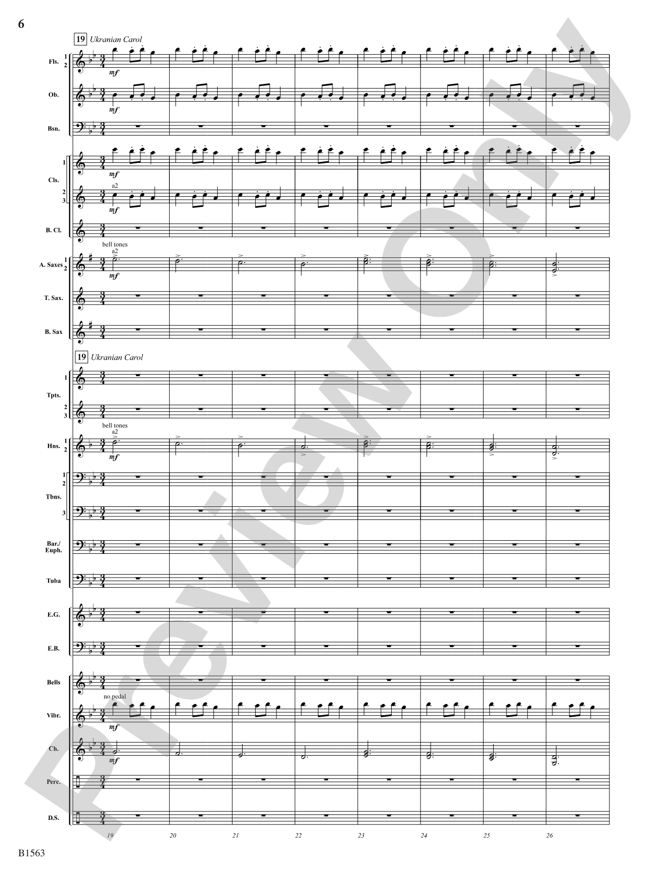 Christmas Lights: Concert Band Conductor Score & Parts