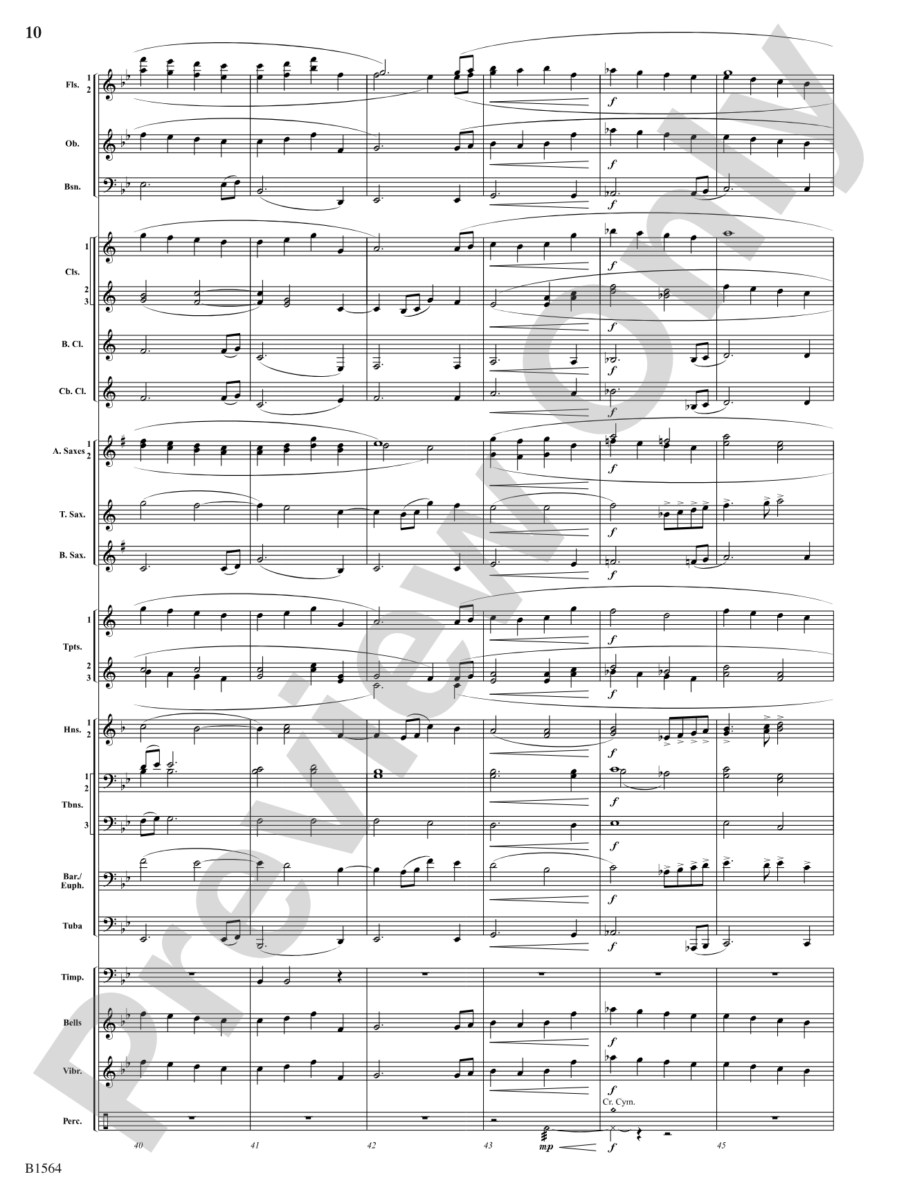 Endless Rainbows: Concert Band Conductor Score & Parts