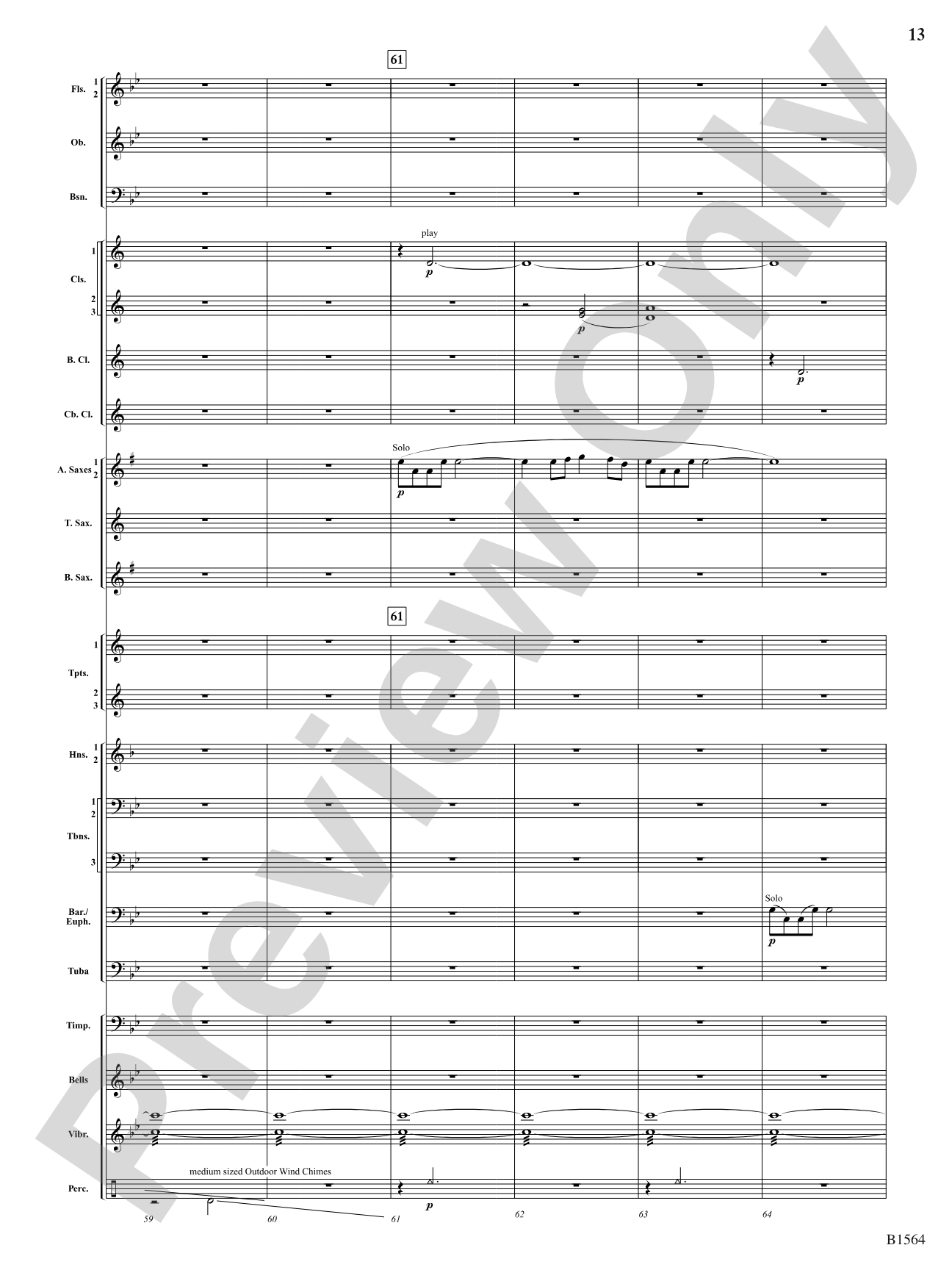 Endless Rainbows: Concert Band Conductor Score & Parts