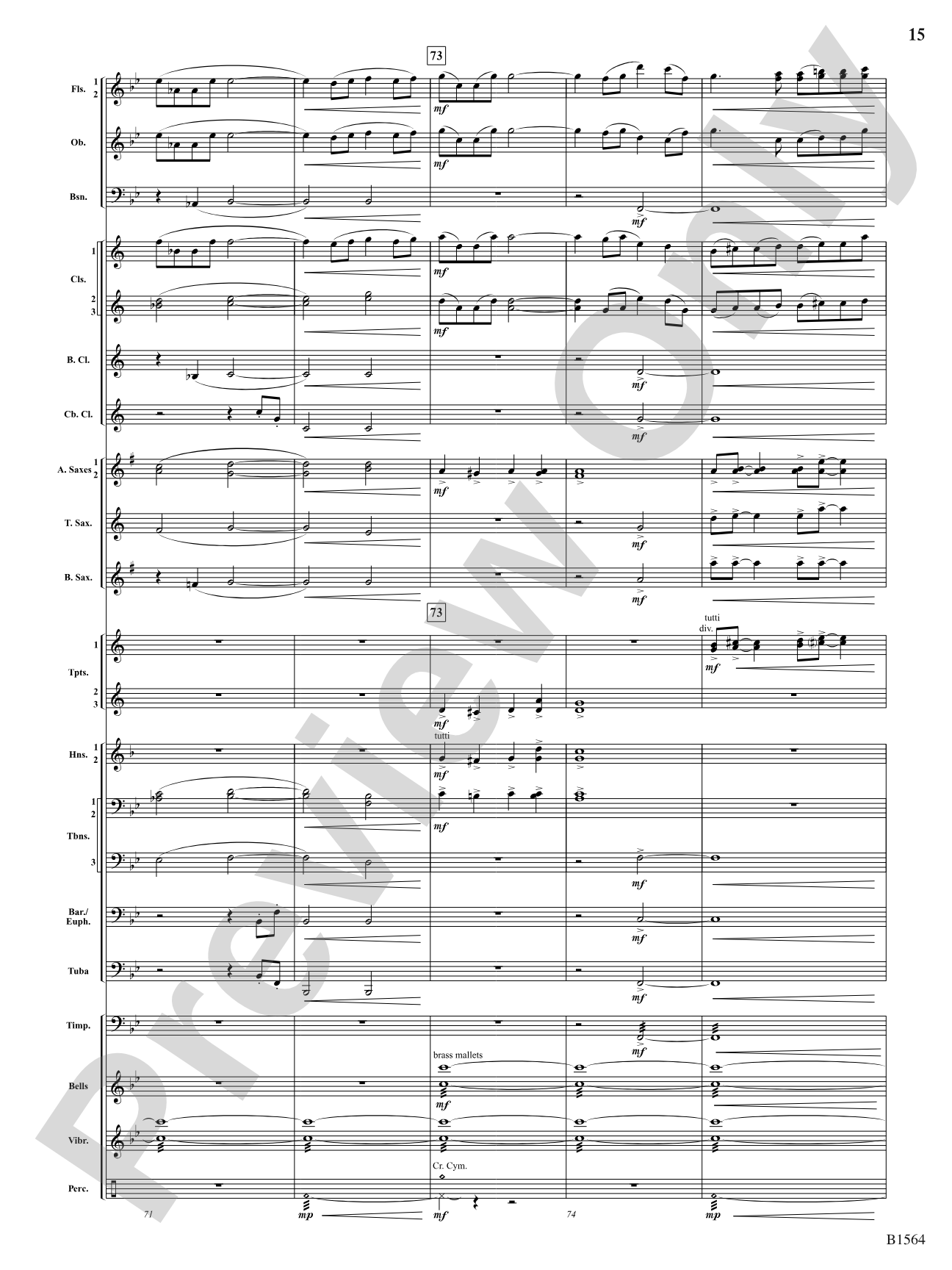 Endless Rainbows: Concert Band Conductor Score & Parts