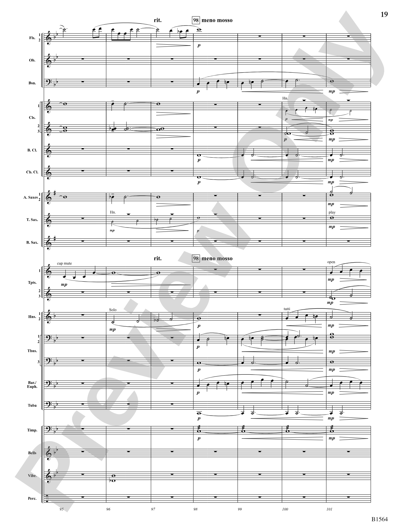 Endless Rainbows: Concert Band Conductor Score & Parts