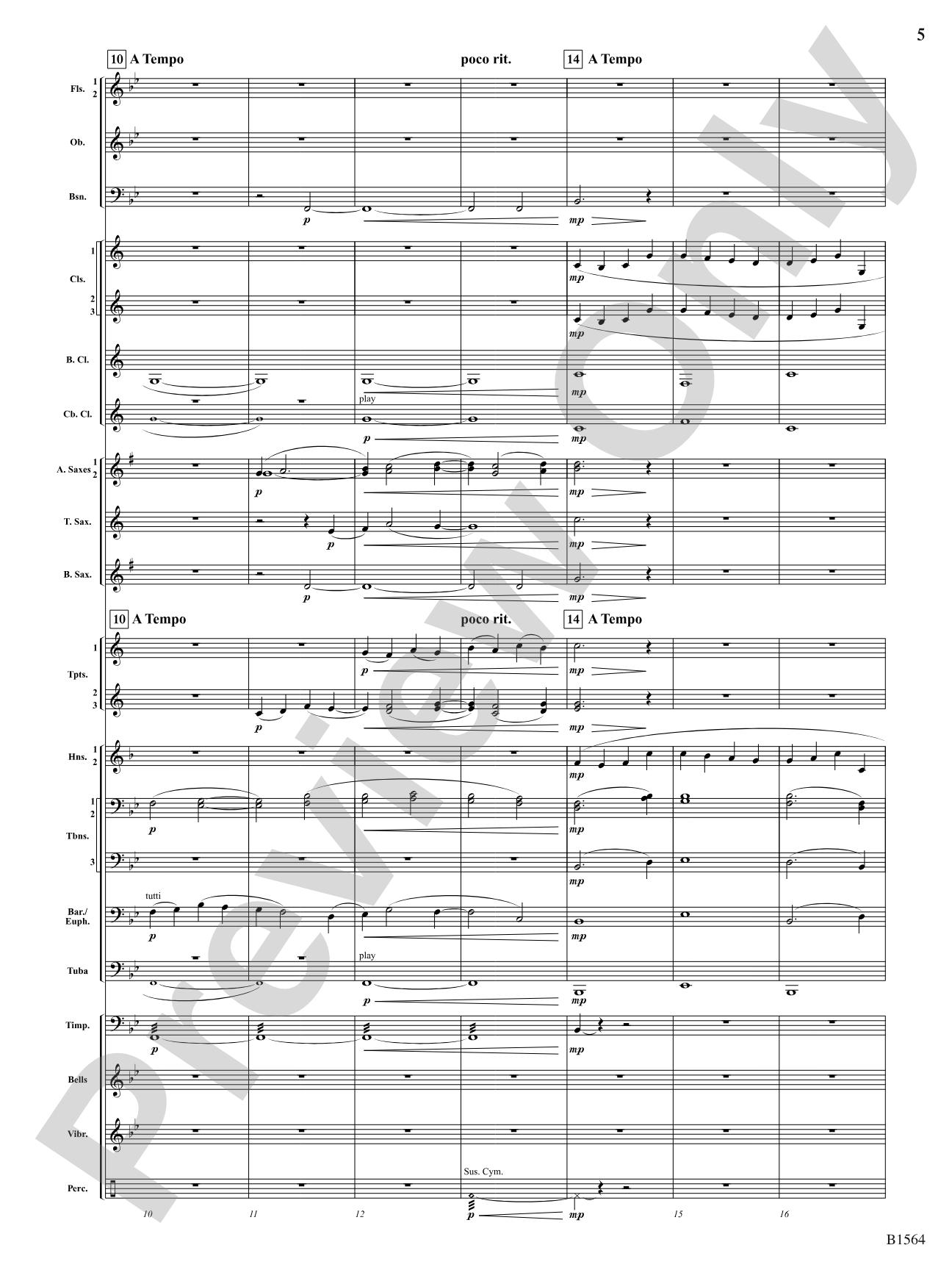 Endless Rainbows: Concert Band Conductor Score & Parts