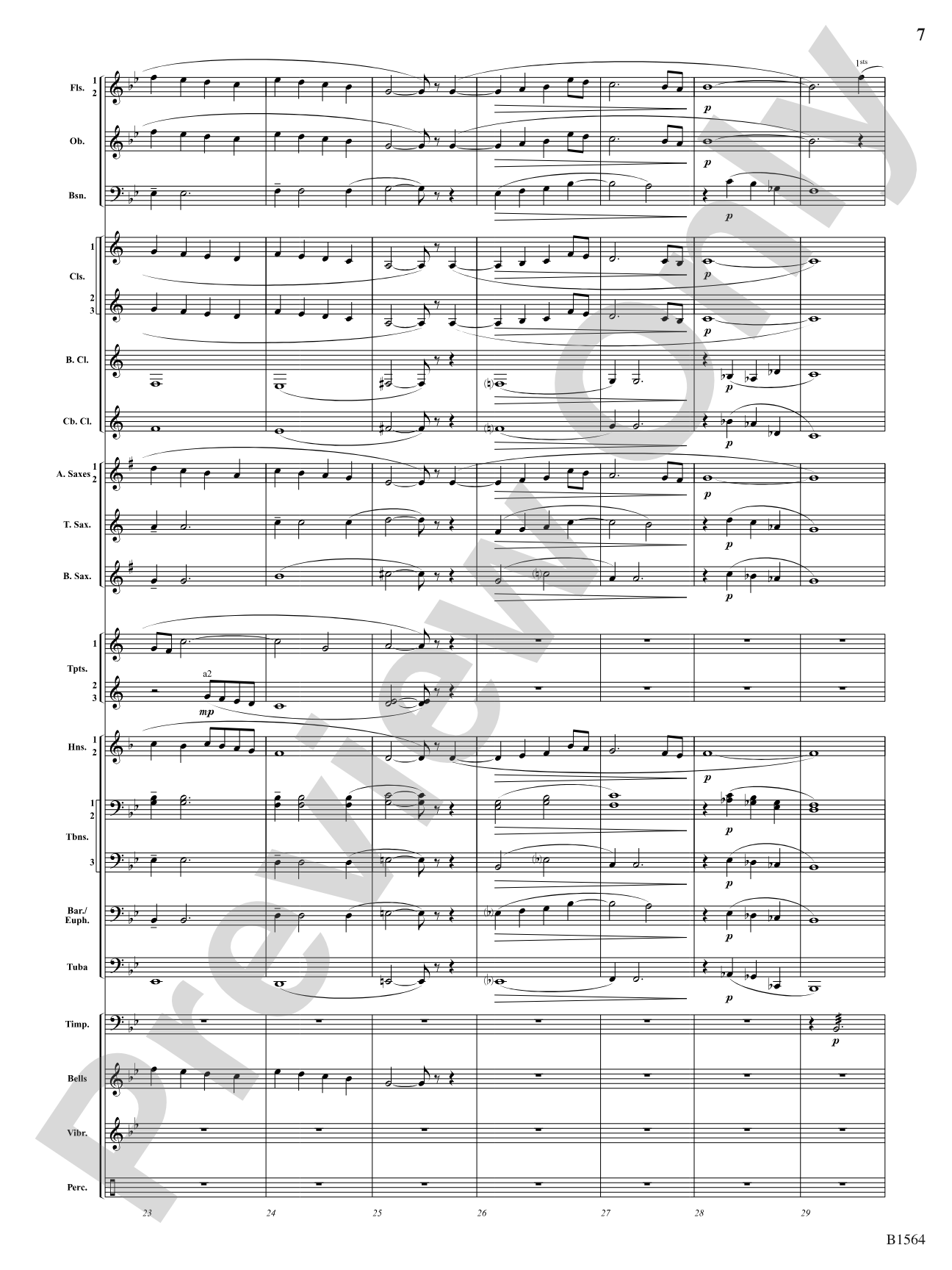 Endless Rainbows: Concert Band Conductor Score & Parts