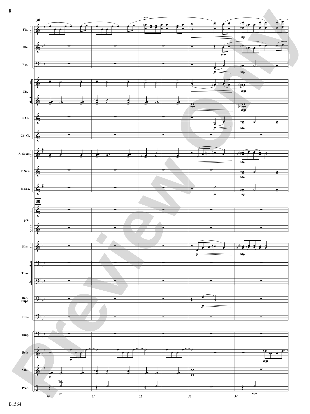 Endless Rainbows: Concert Band Conductor Score & Parts