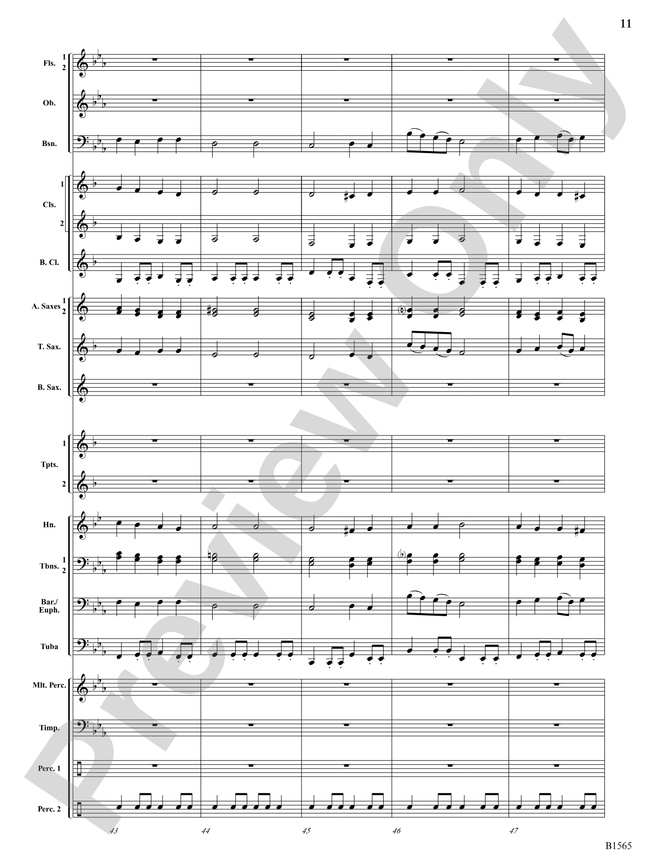 Danses Terpsichore: Concert Band Conductor Score & Parts