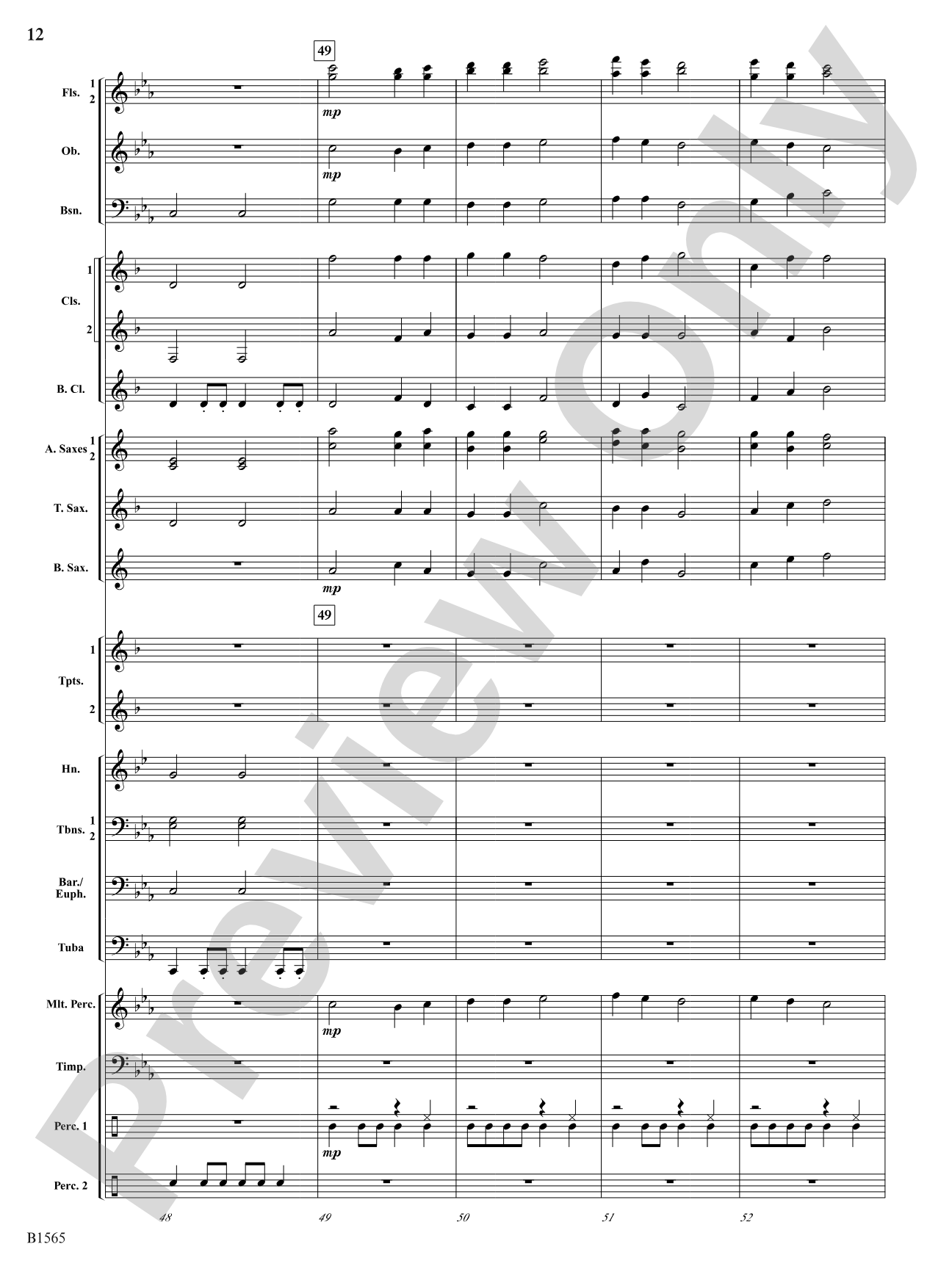 Danses Terpsichore: Concert Band Conductor Score & Parts