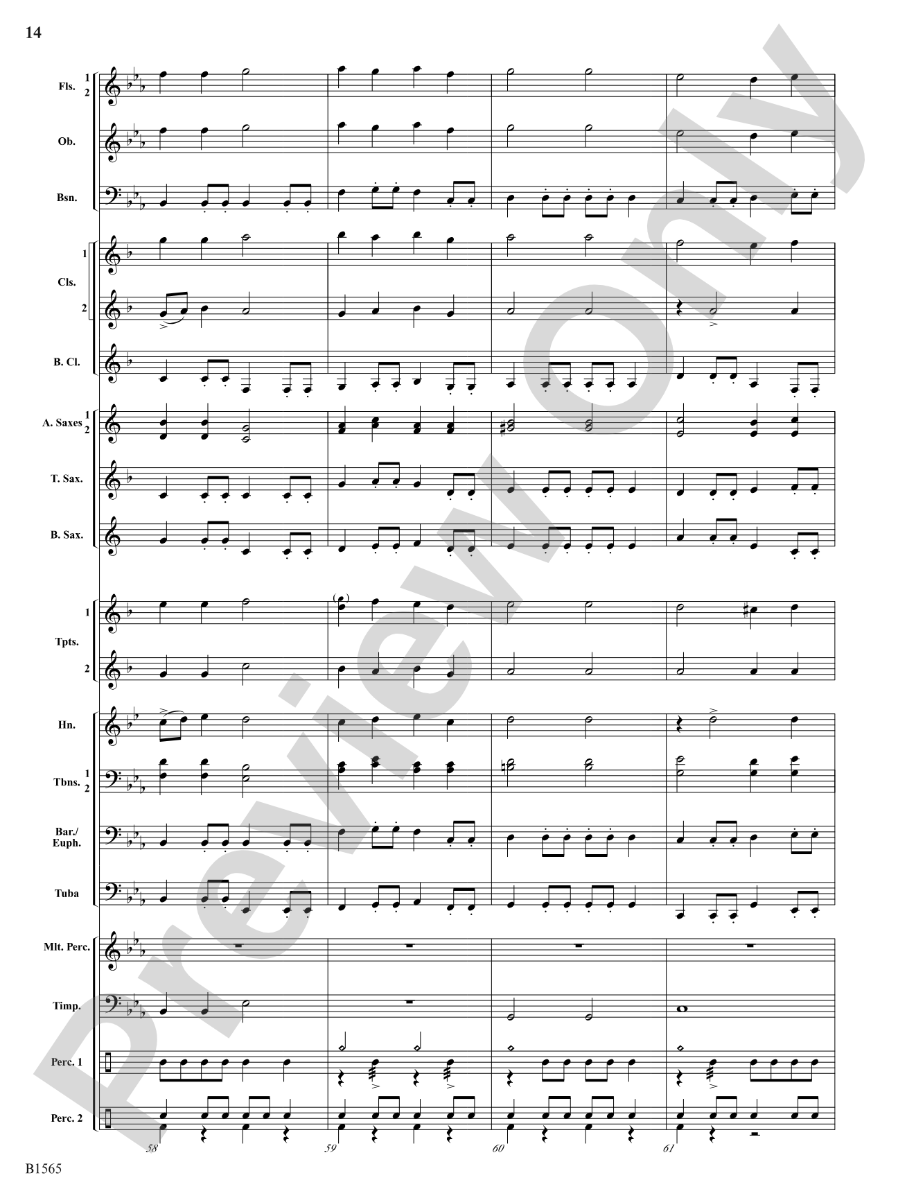 Danses Terpsichore: Concert Band Conductor Score & Parts