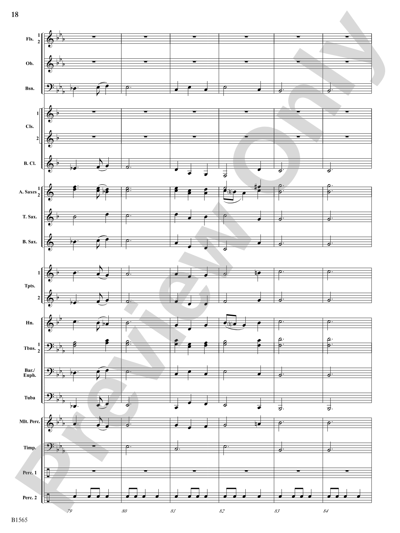 Danses Terpsichore: Concert Band Conductor Score & Parts