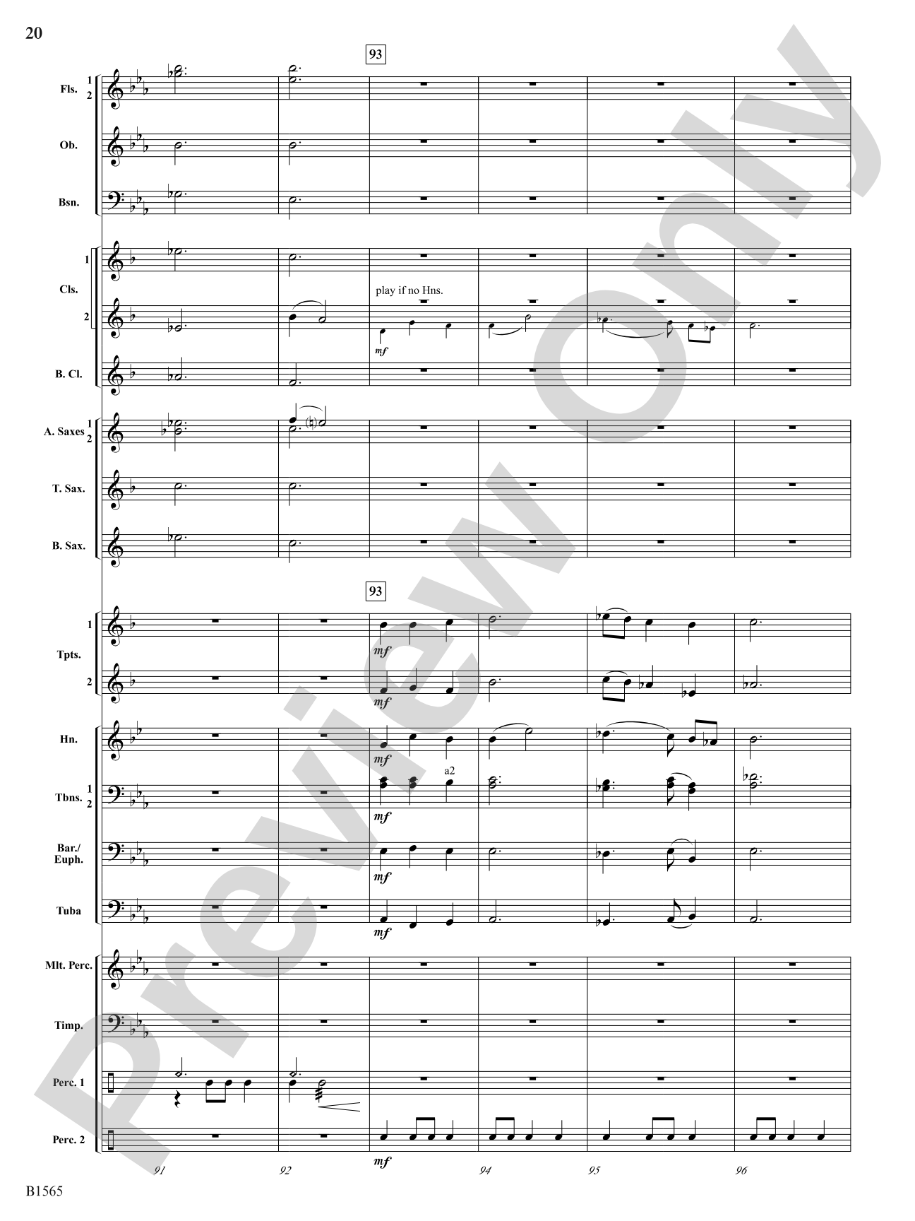 Danses Terpsichore: Concert Band Conductor Score & Parts
