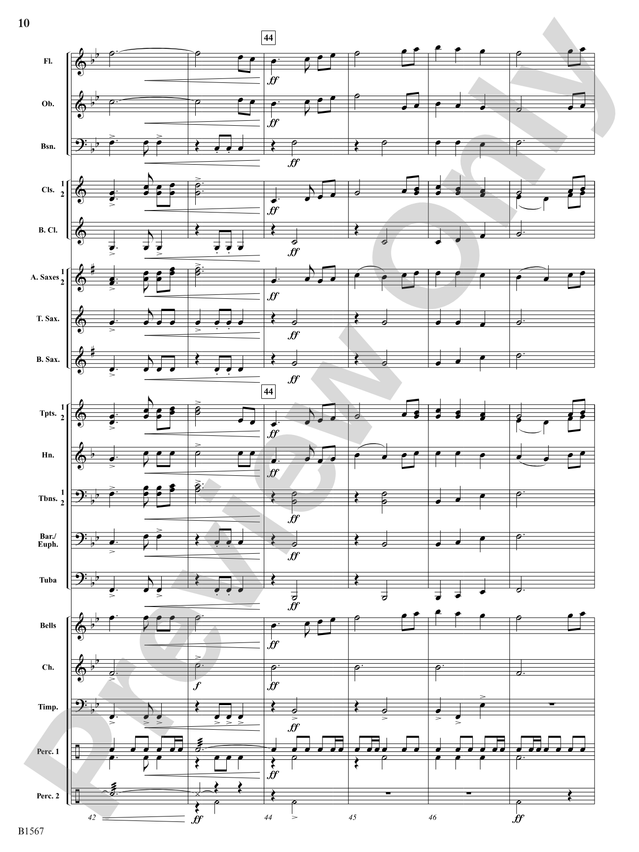 Flourishing Noels (Fanfare on The First Noel): Concert Band Conductor Score & Parts