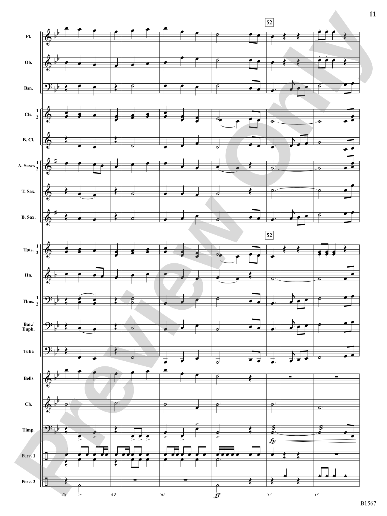 Flourishing Noels (Fanfare on The First Noel): Concert Band Conductor Score & Parts