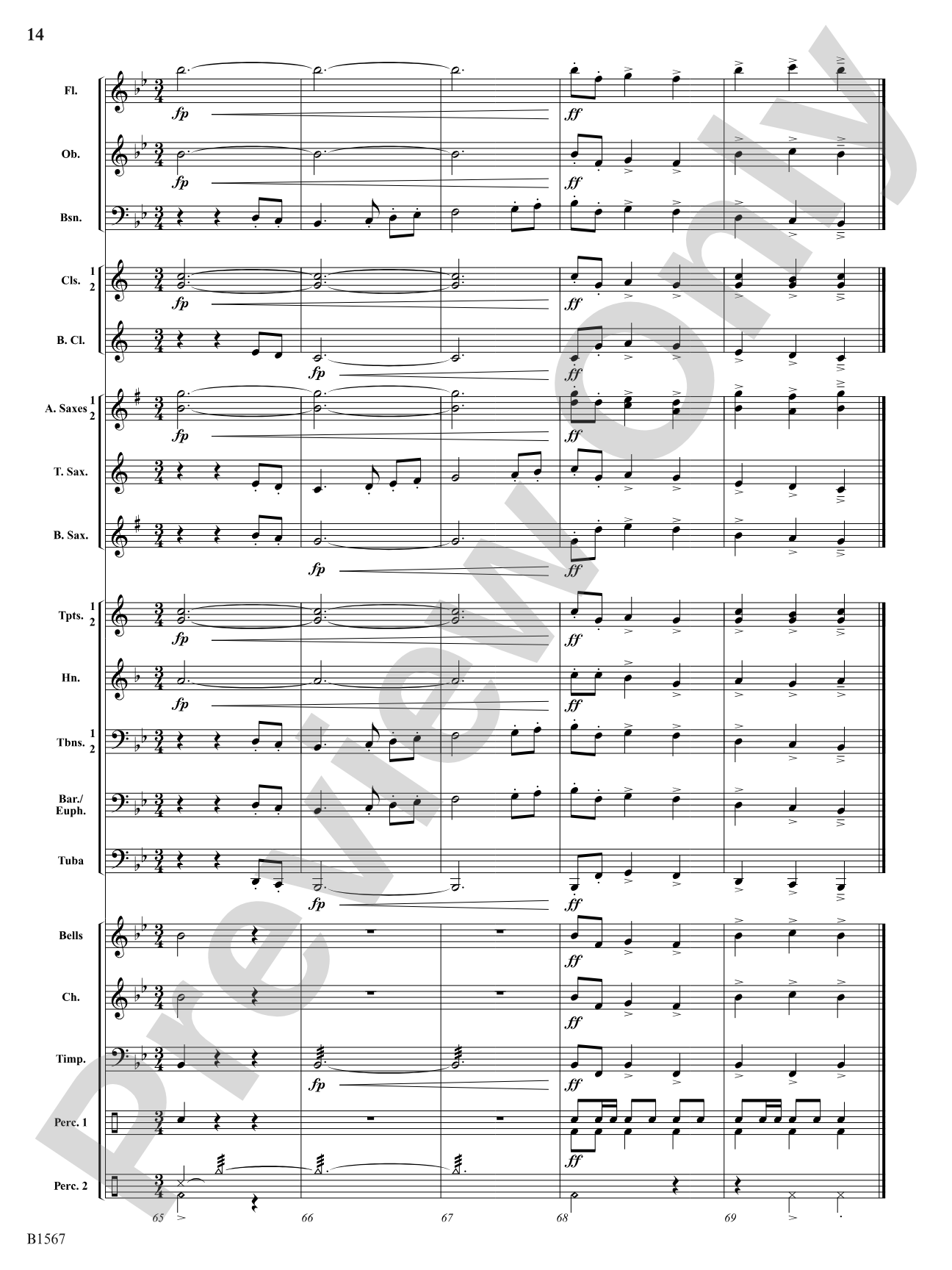 Flourishing Noels (Fanfare on The First Noel): Concert Band Conductor Score & Parts