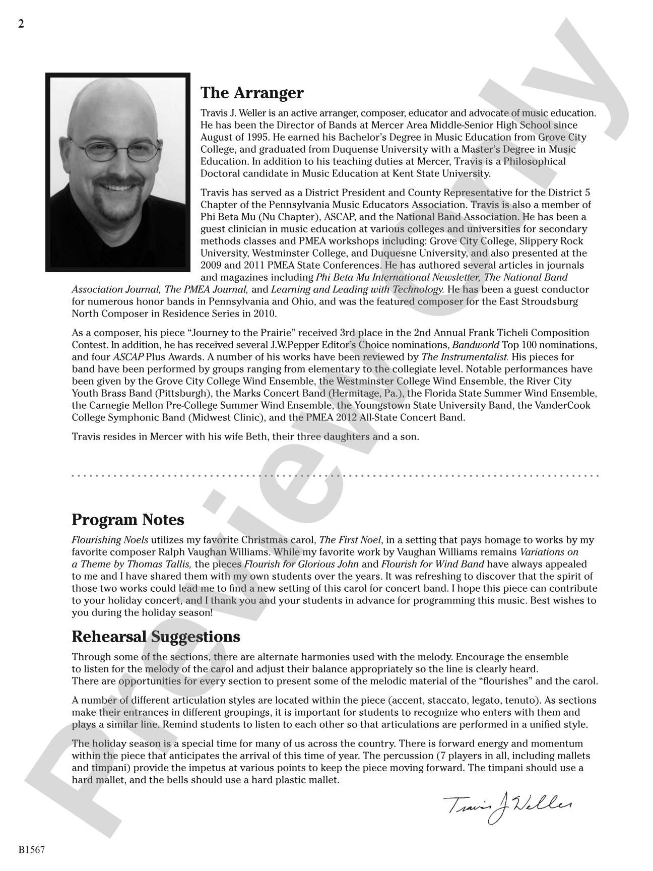 Flourishing Noels (Fanfare on The First Noel): Concert Band Conductor Score & Parts