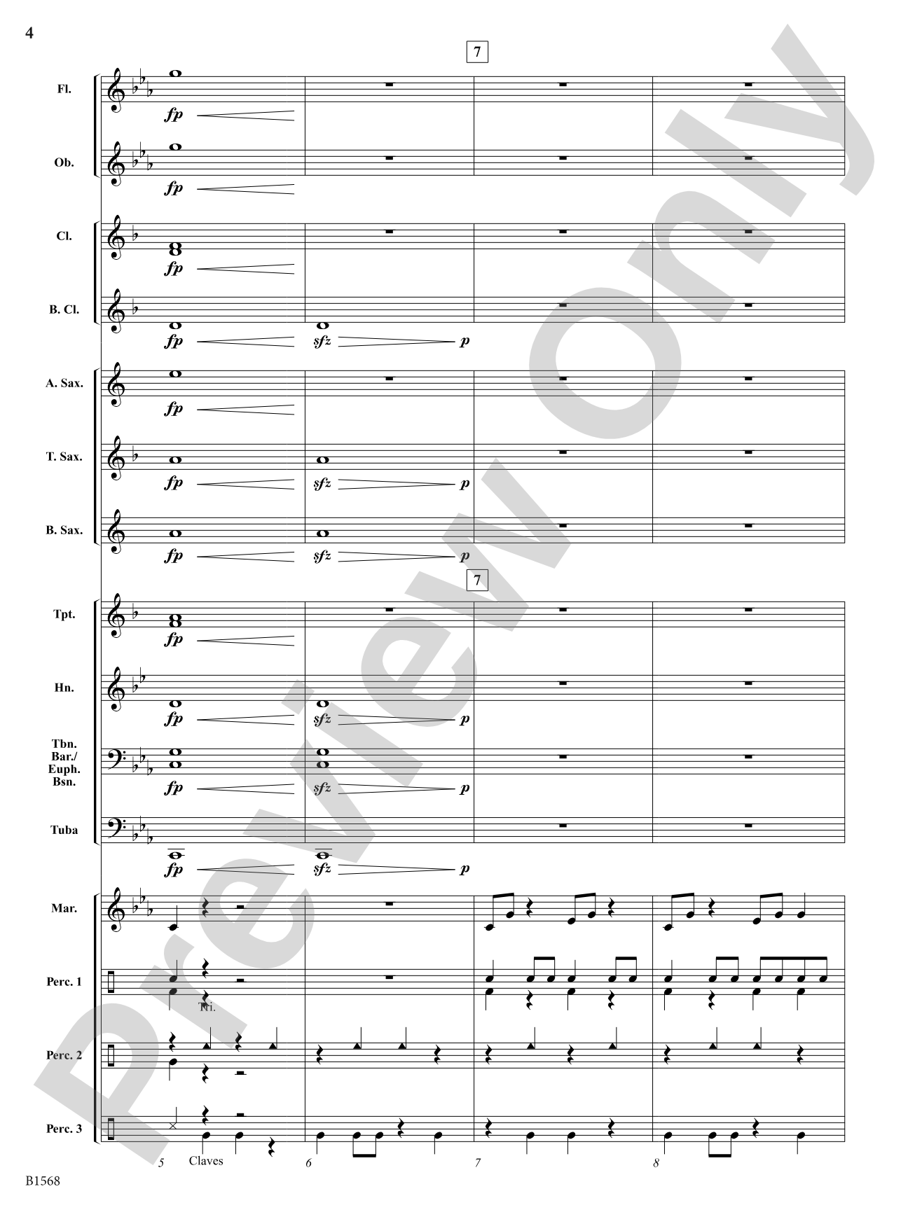 The Ruins of Tulum: Concert Band Conductor Score & Parts