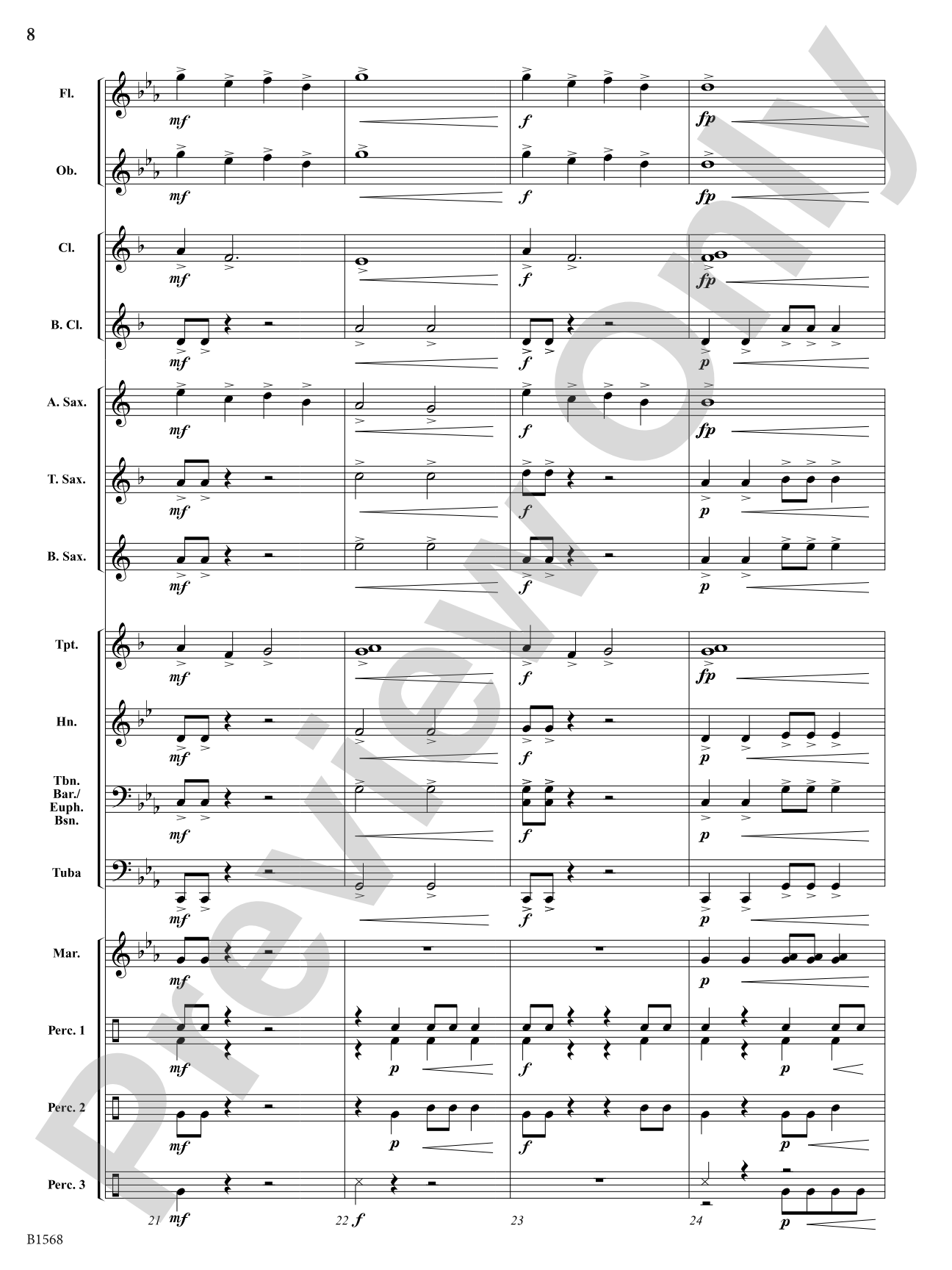 The Ruins of Tulum: Concert Band Conductor Score & Parts
