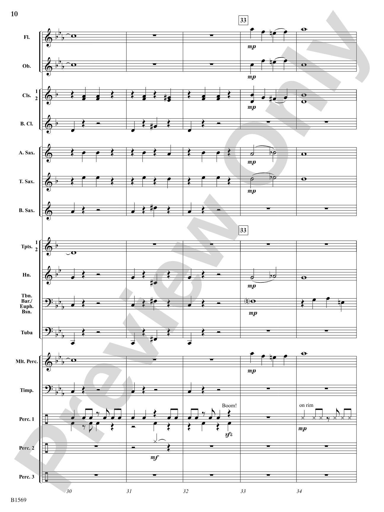 Ghost Lights: Concert Band Conductor Score & Parts