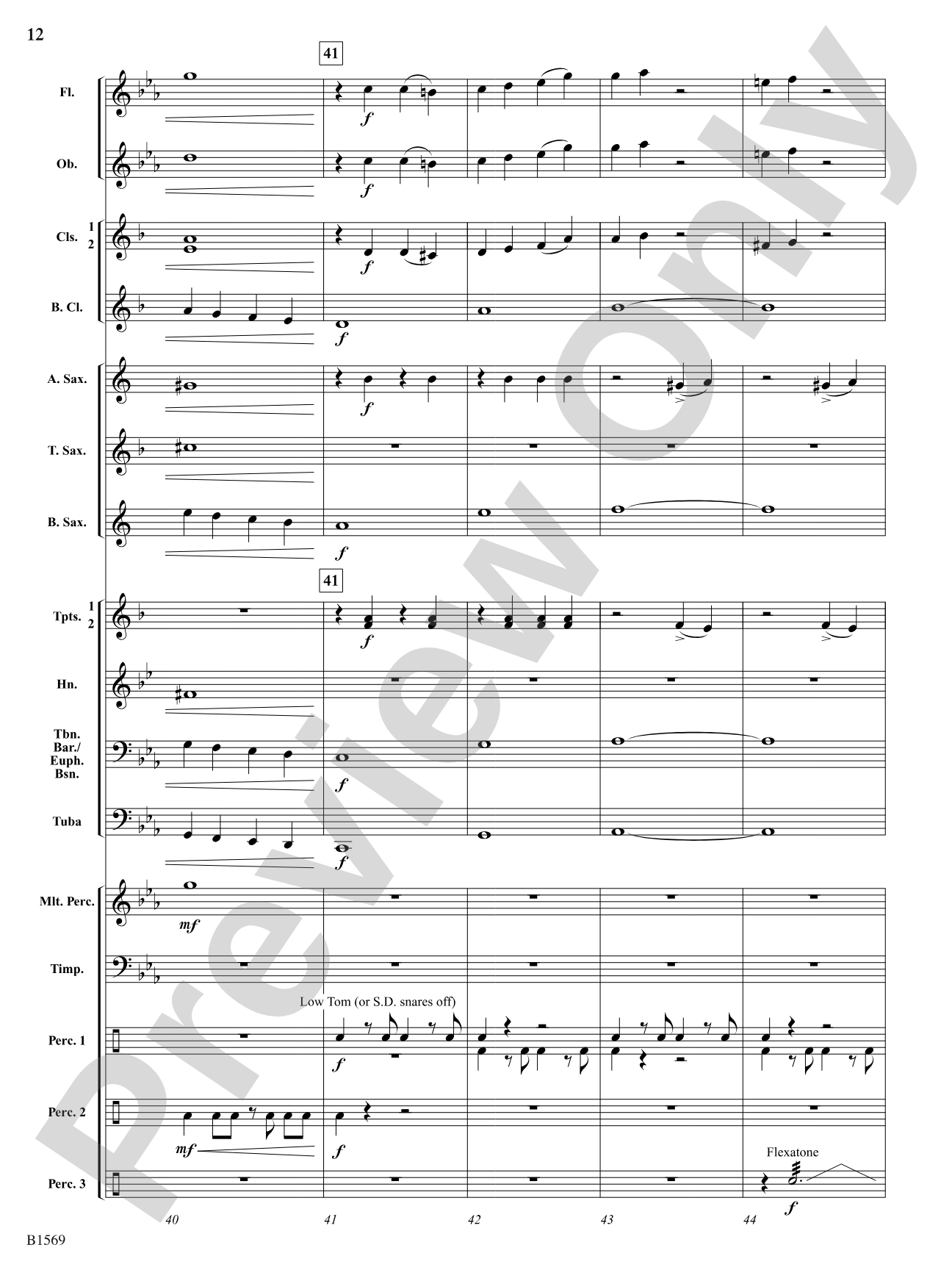 Ghost Lights: Concert Band Conductor Score & Parts