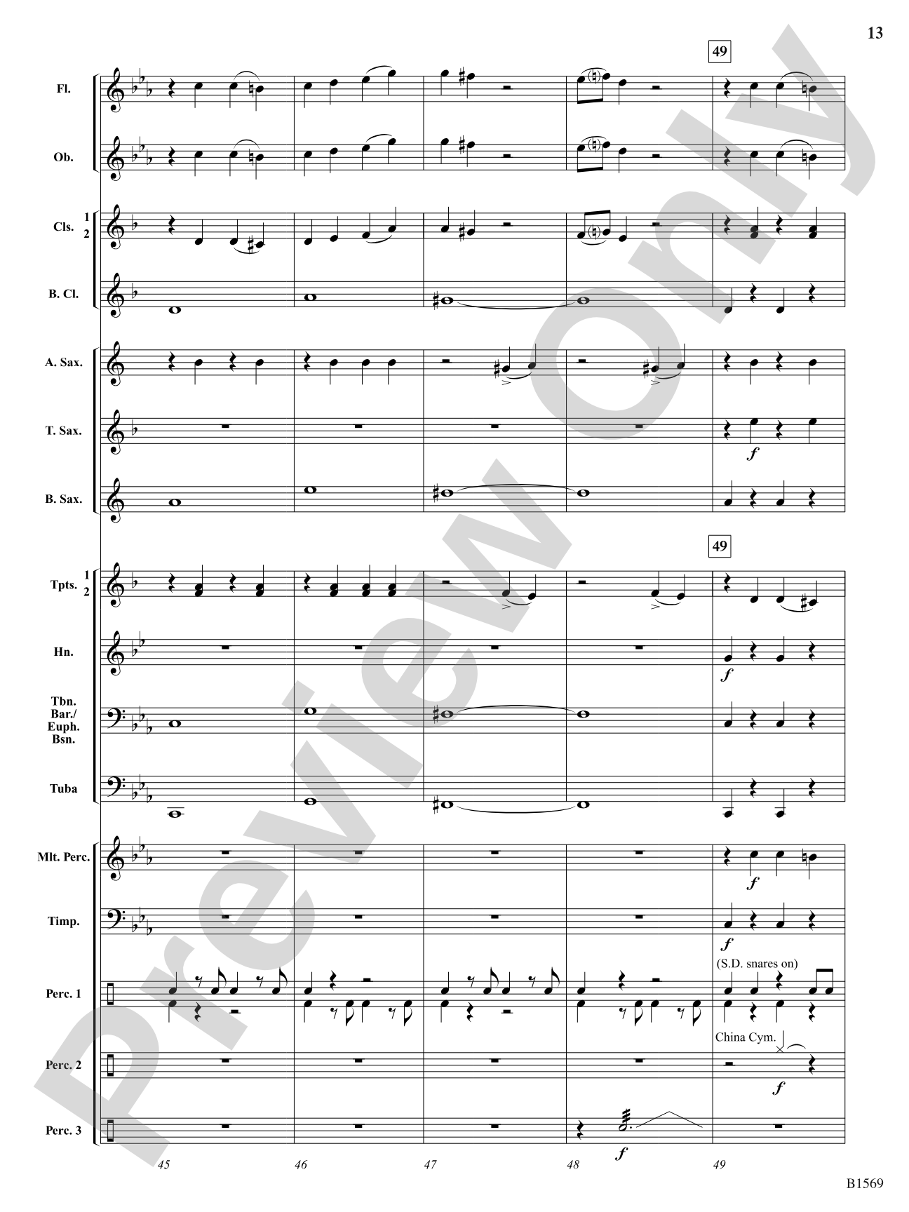 Ghost Lights: Concert Band Conductor Score & Parts