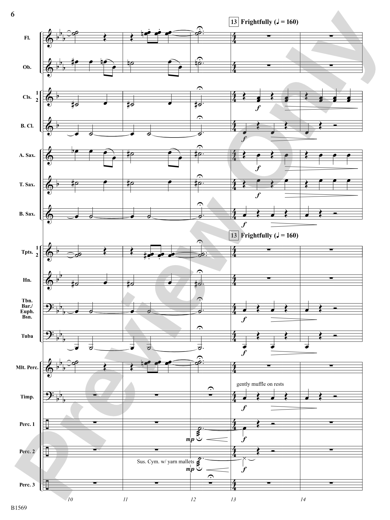 Ghost Lights: Concert Band Conductor Score & Parts