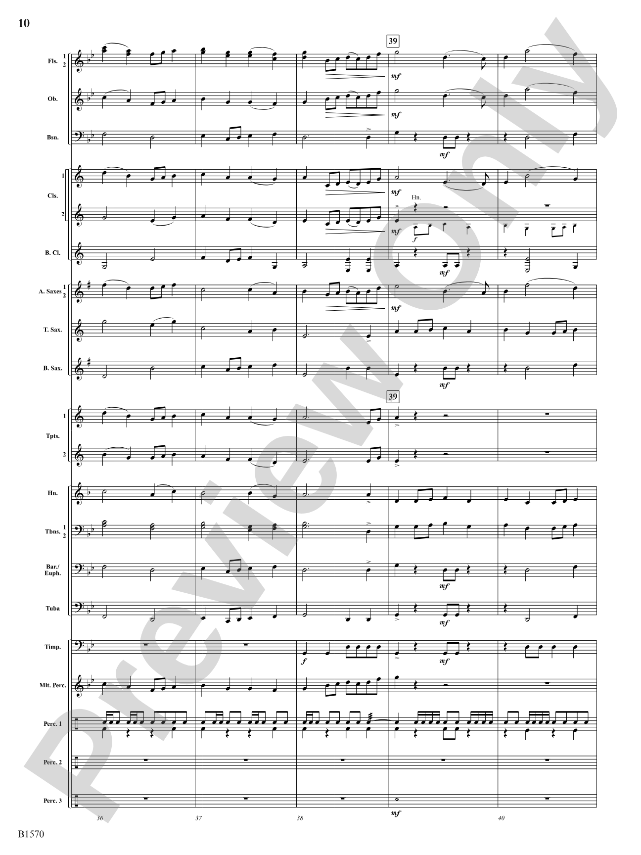 Spit-Fire: Concert Band Conductor Score & Parts