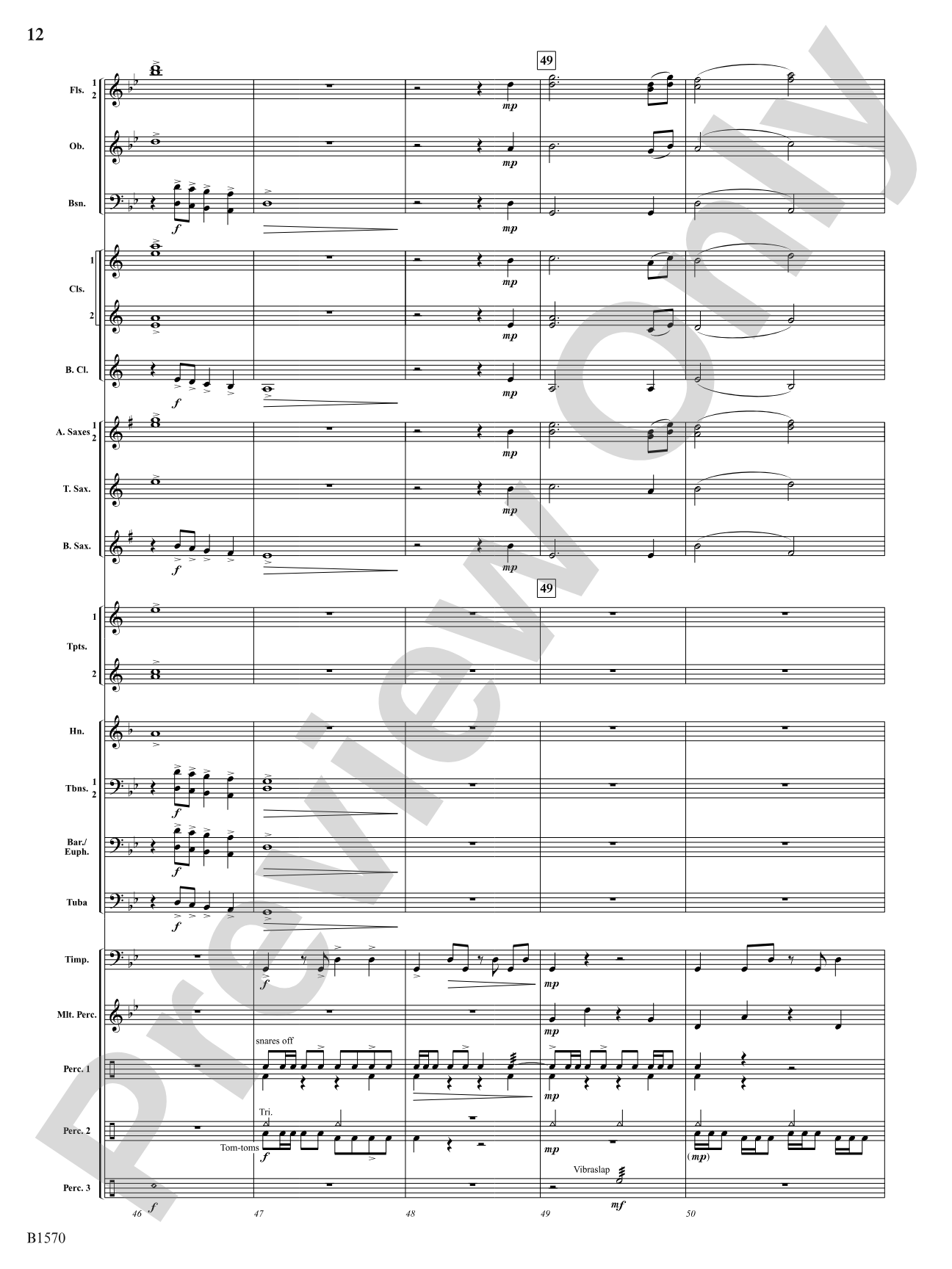 Spit-Fire: Concert Band Conductor Score & Parts
