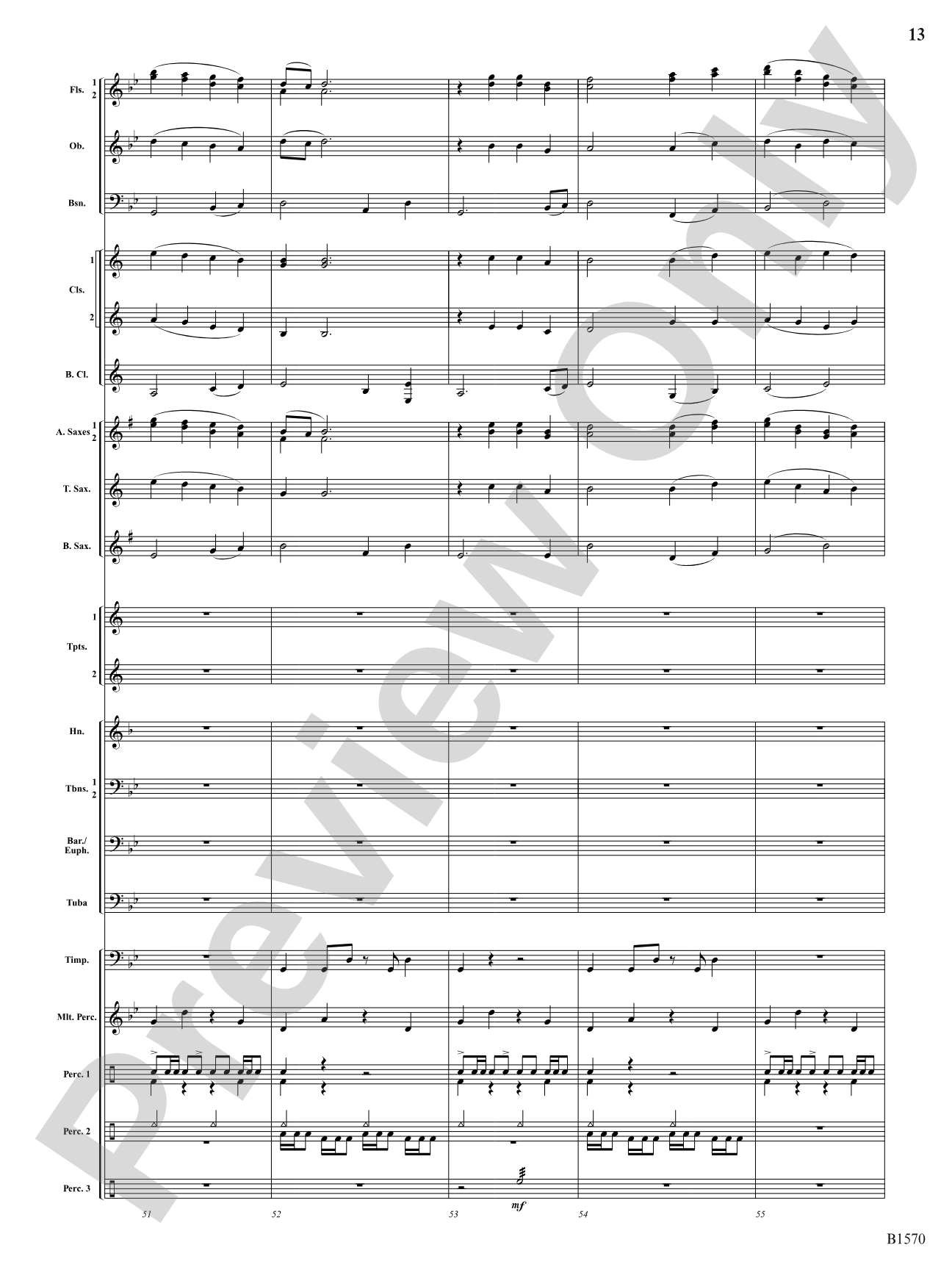 Spit-Fire: Concert Band Conductor Score & Parts