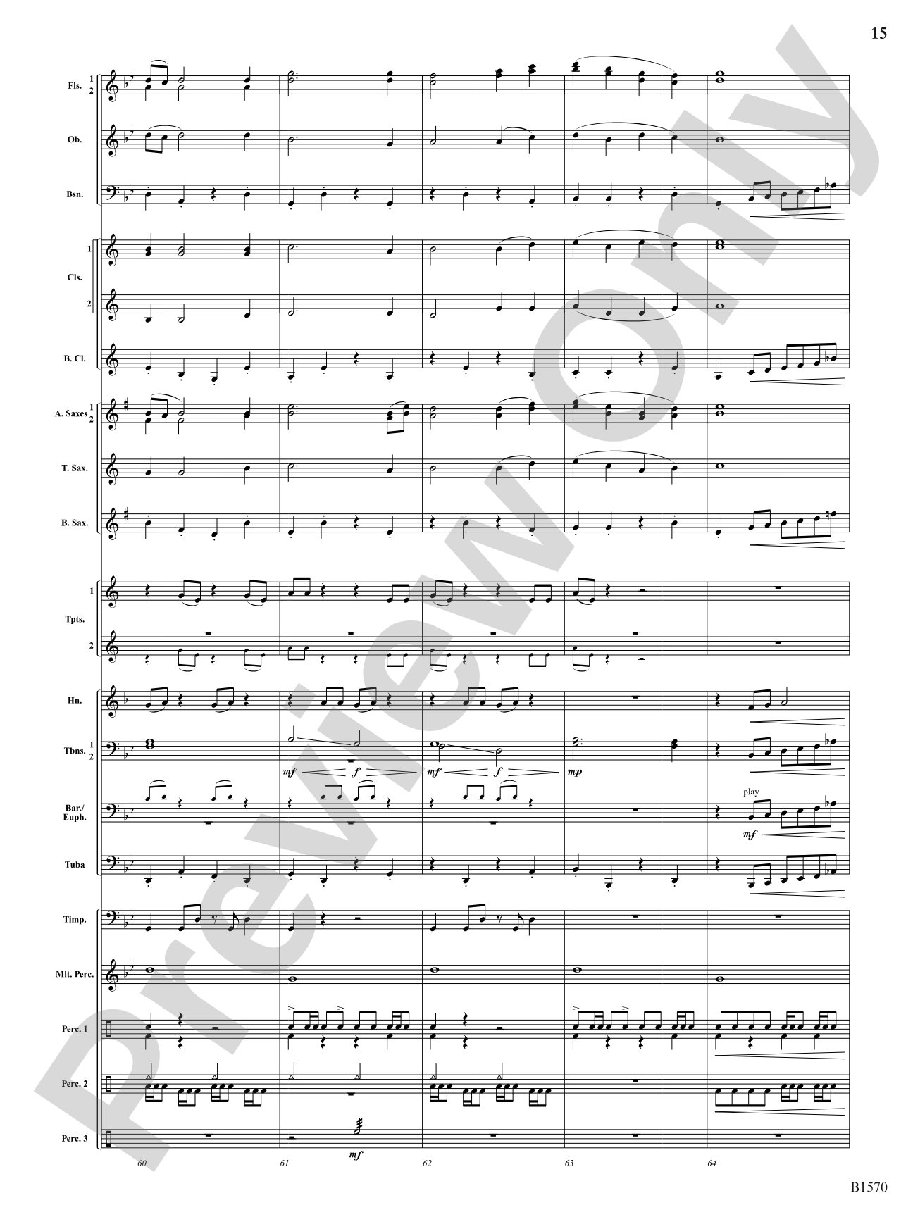 Spit-Fire: Concert Band Conductor Score & Parts