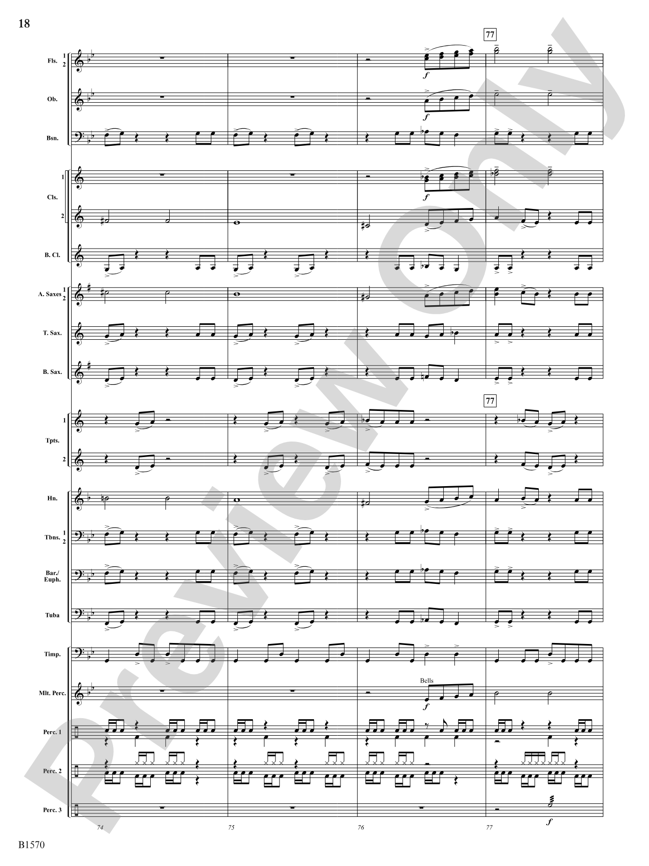 Spit-Fire: Concert Band Conductor Score & Parts