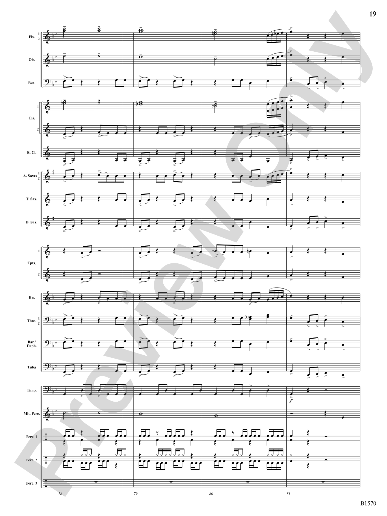 Spit-Fire: Concert Band Conductor Score & Parts