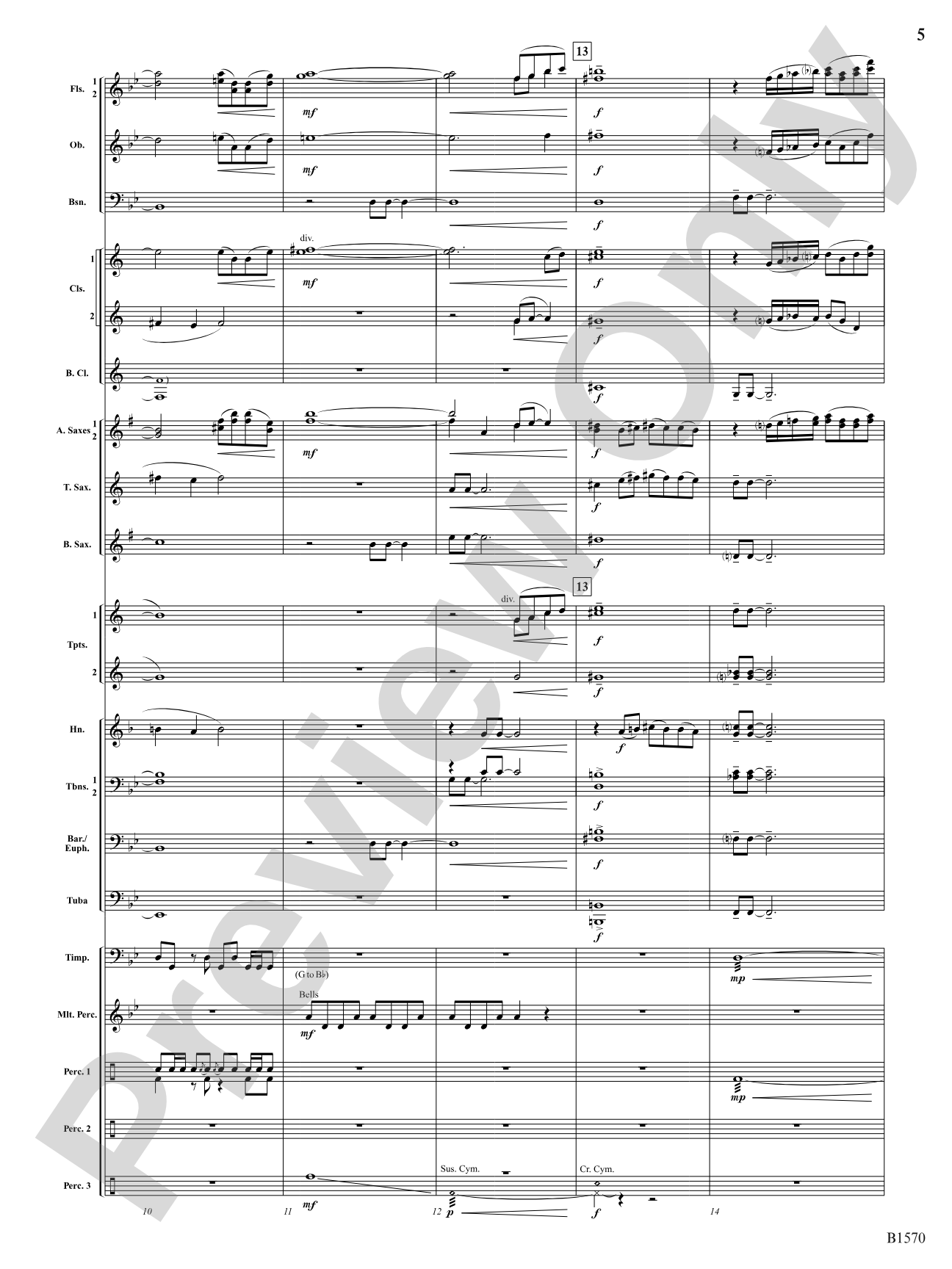 Spit-Fire: Concert Band Conductor Score & Parts