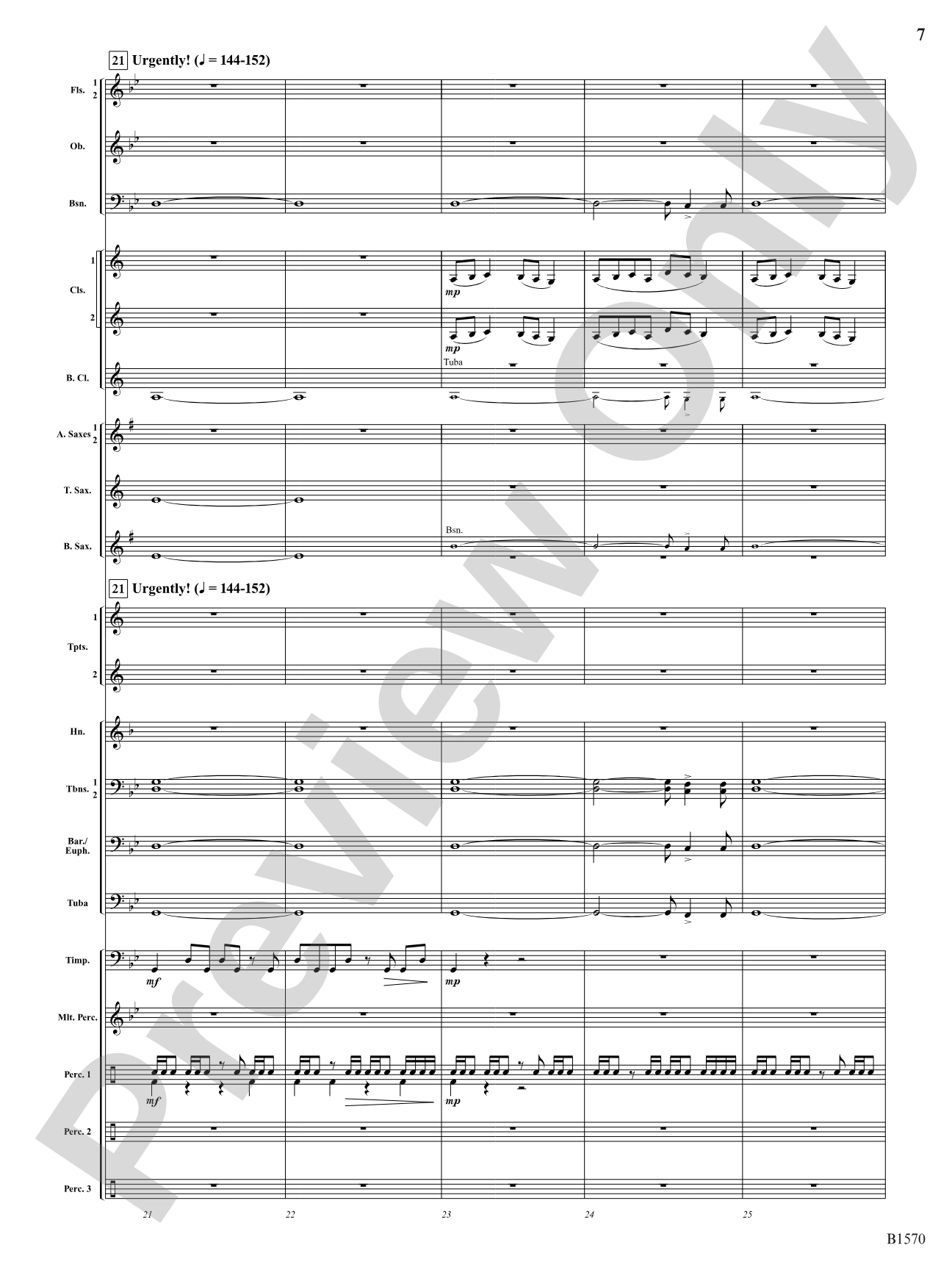 Spit-Fire: Concert Band Conductor Score & Parts