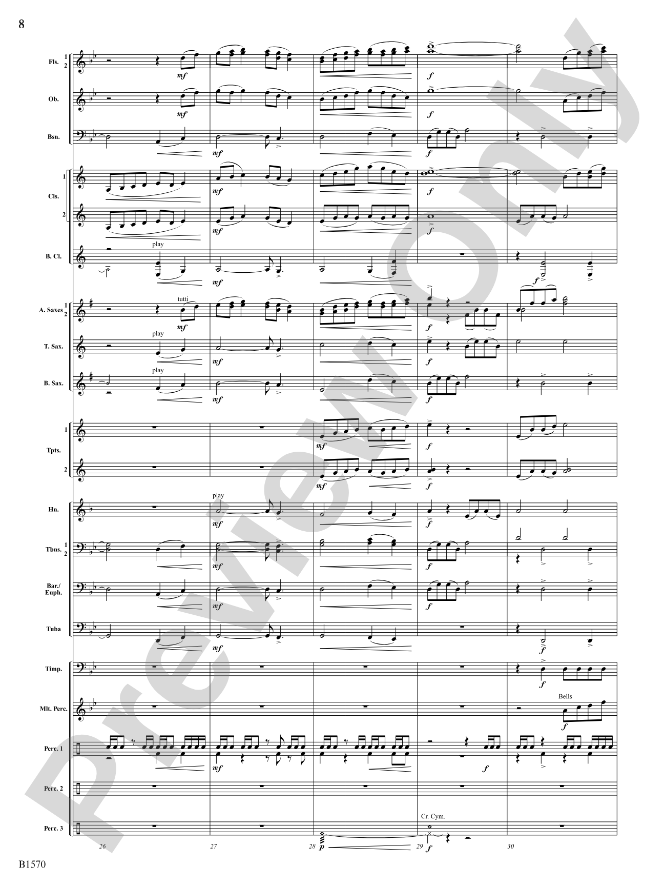 Spit-Fire: Concert Band Conductor Score & Parts