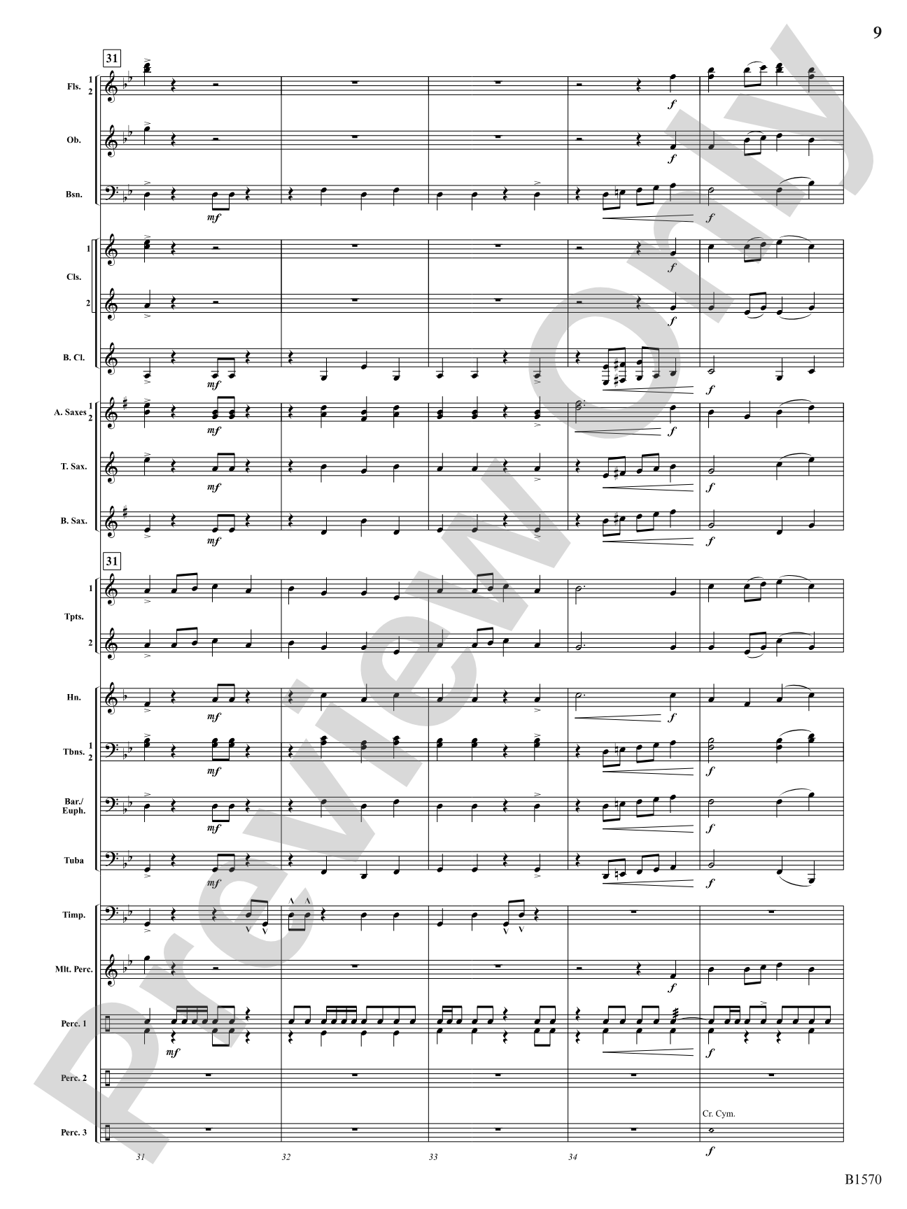 Spit-Fire: Concert Band Conductor Score & Parts