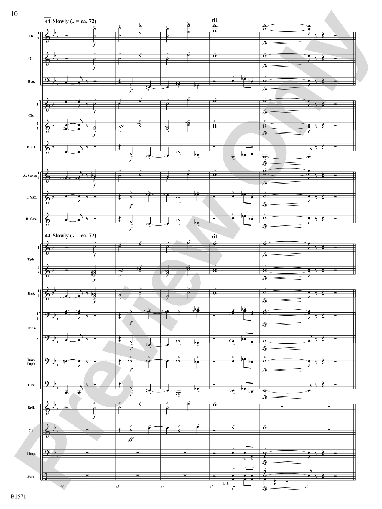 America, The Beautiful: Concert Band Conductor Score & Parts