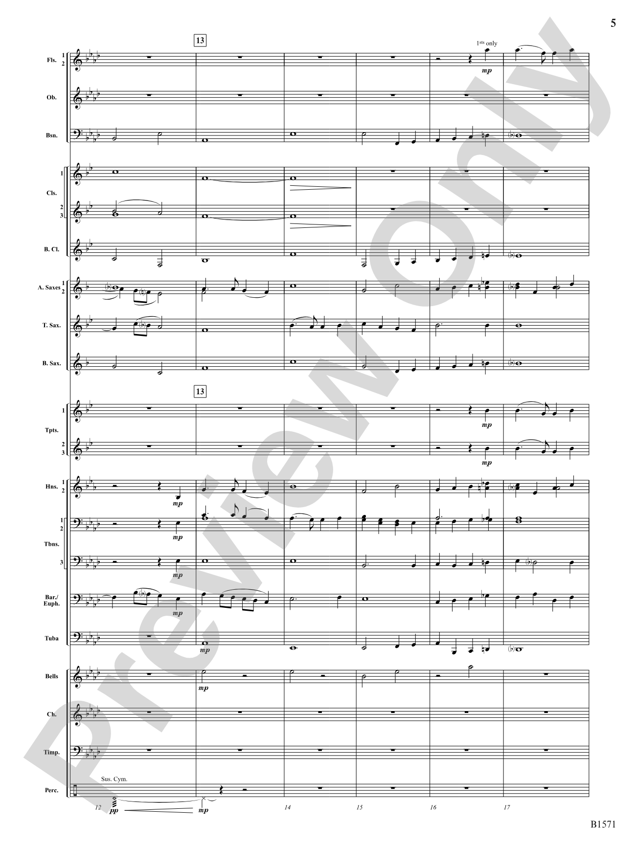 America, The Beautiful: Concert Band Conductor Score & Parts
