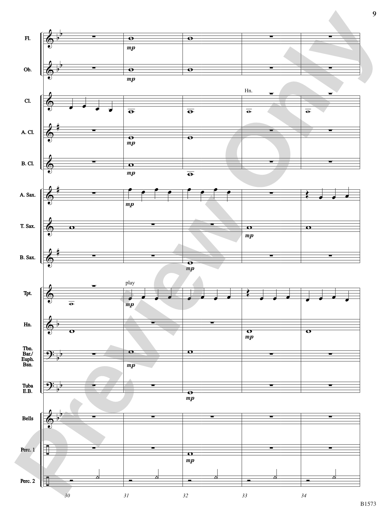 Enchantment: Concert Band Conductor Score & Parts