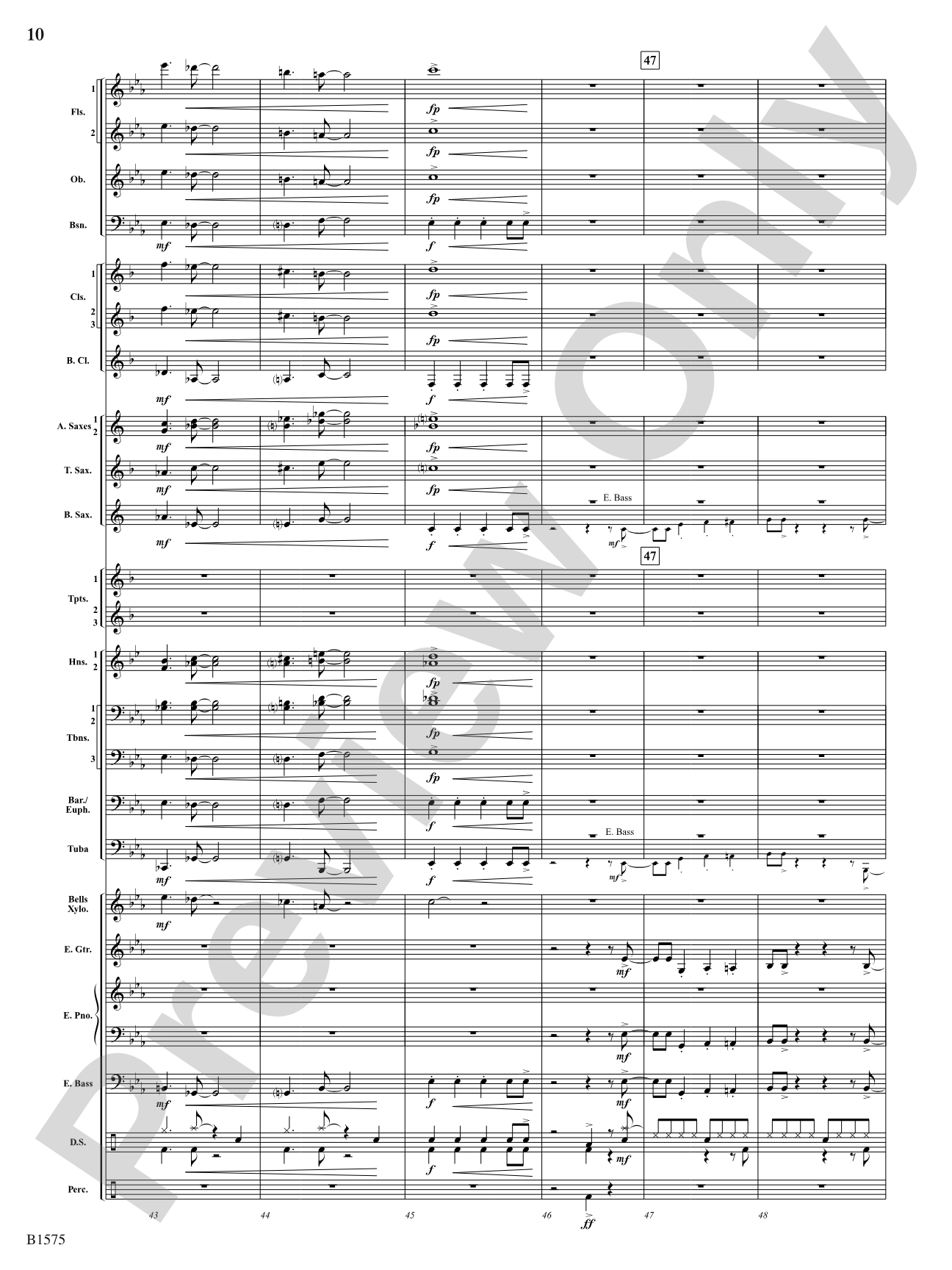 Fusion Generator: Concert Band Conductor Score & Parts
