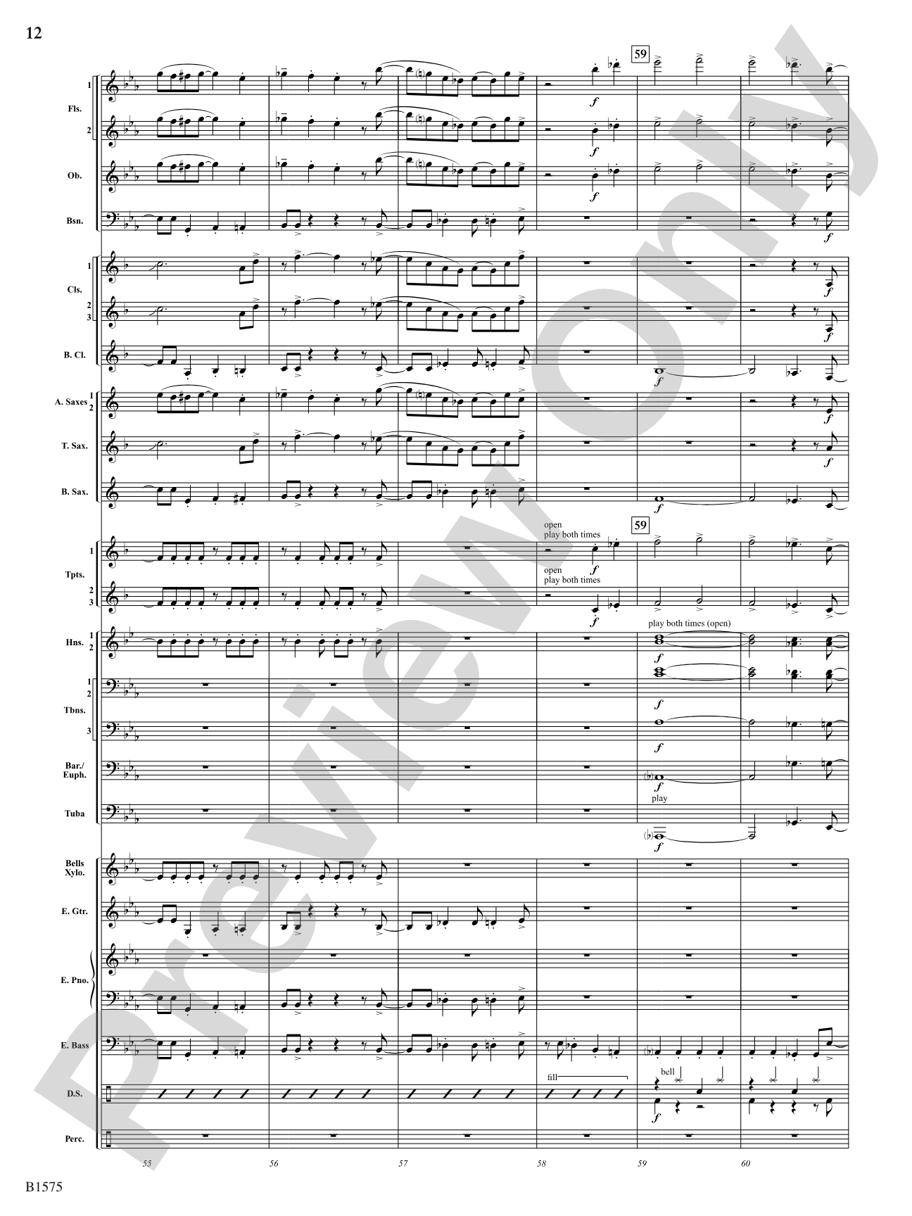 Fusion Generator: Concert Band Conductor Score & Parts