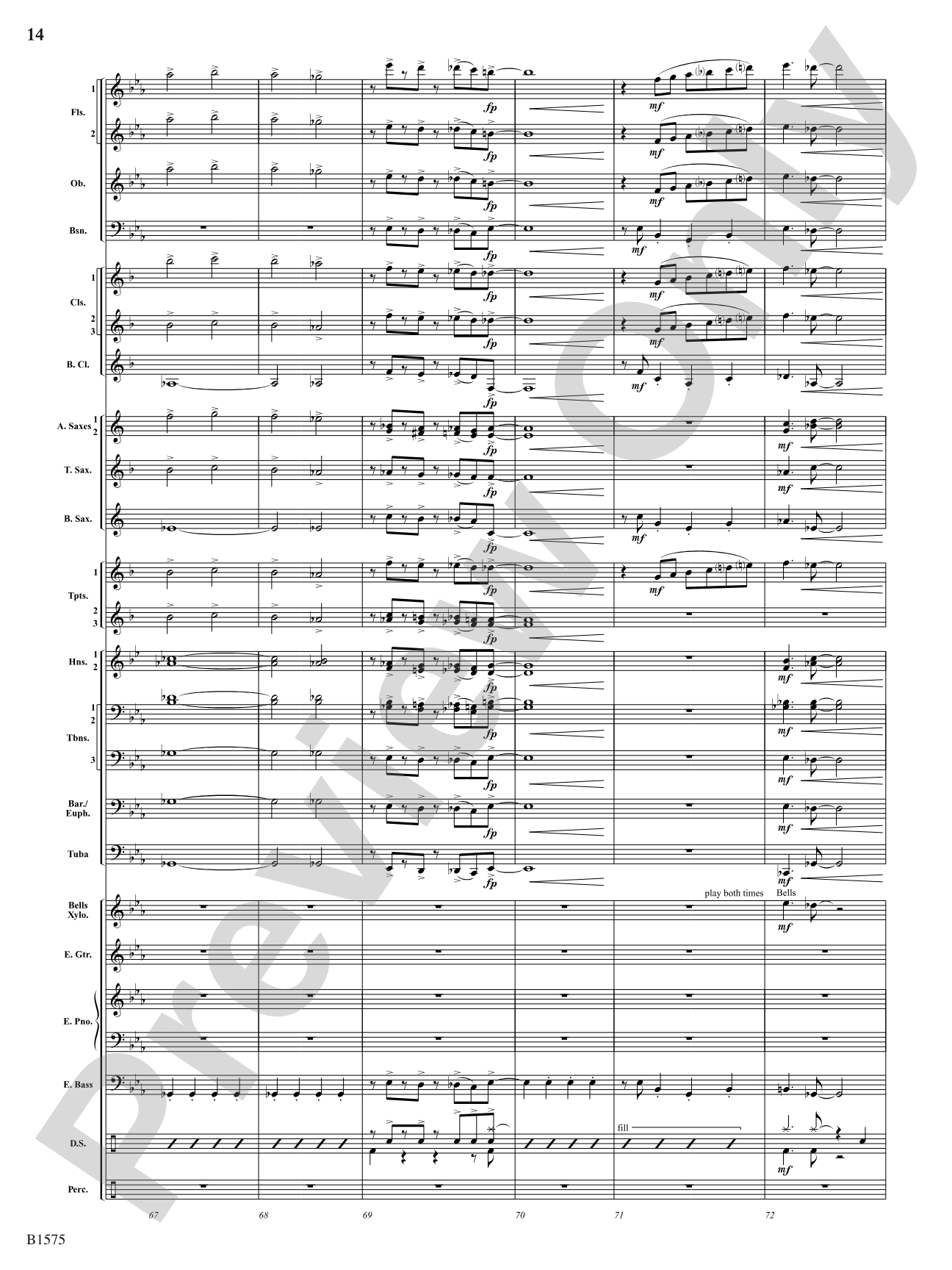 Fusion Generator: Concert Band Conductor Score & Parts