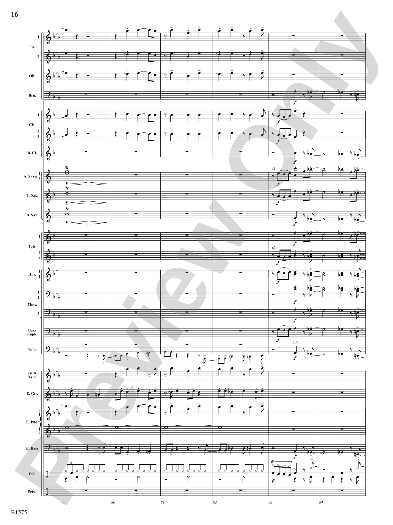 Fusion Generator: Concert Band Conductor Score & Parts
