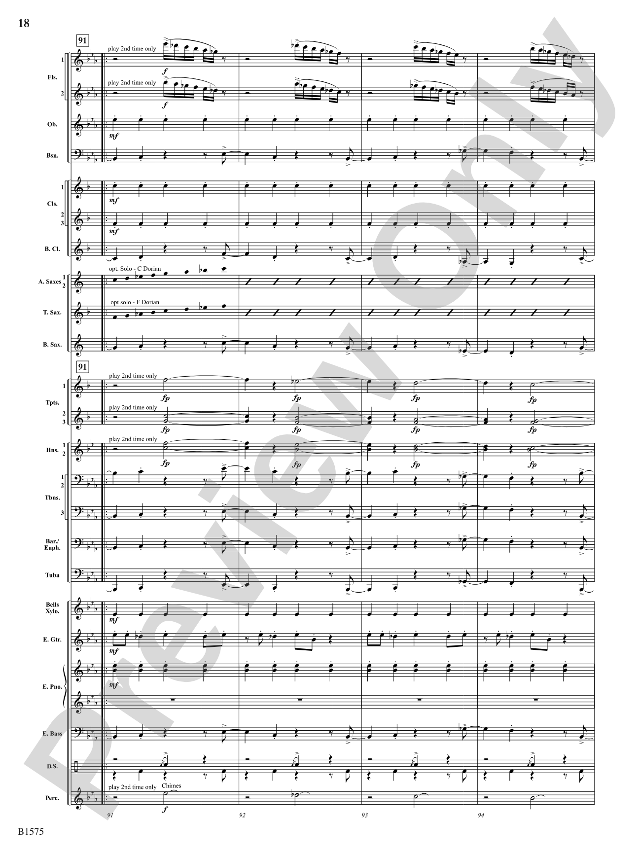 Fusion Generator: Concert Band Conductor Score & Parts