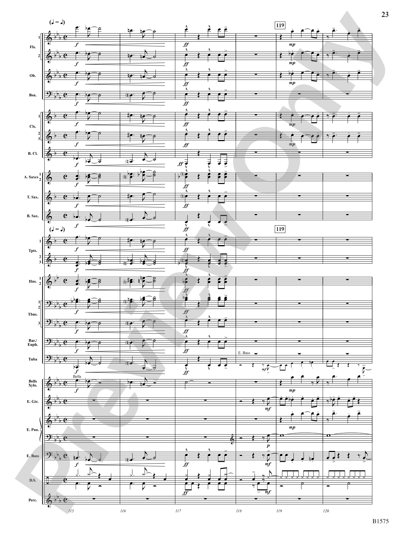 Fusion Generator: Concert Band Conductor Score & Parts