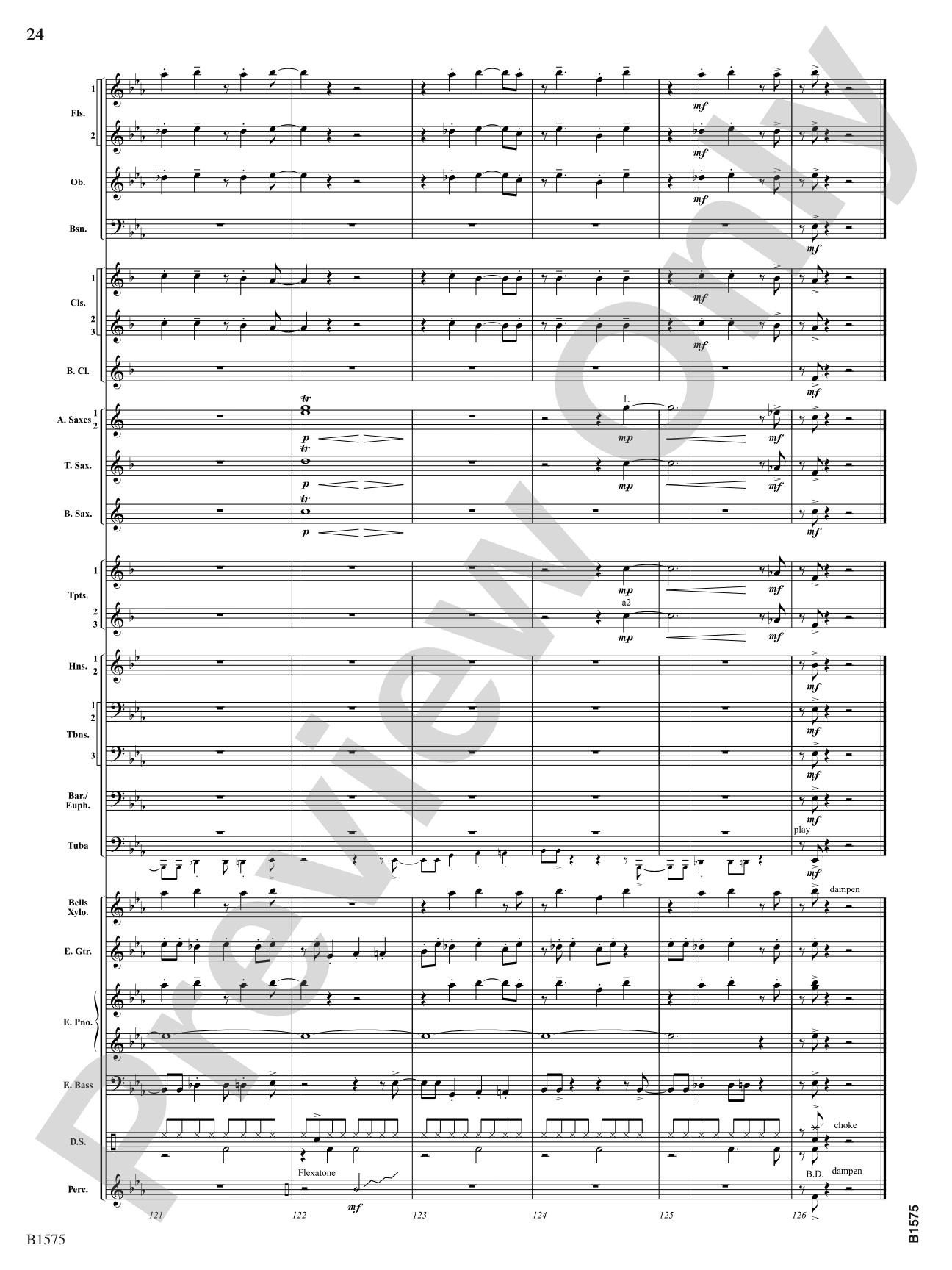 Fusion Generator: Concert Band Conductor Score & Parts