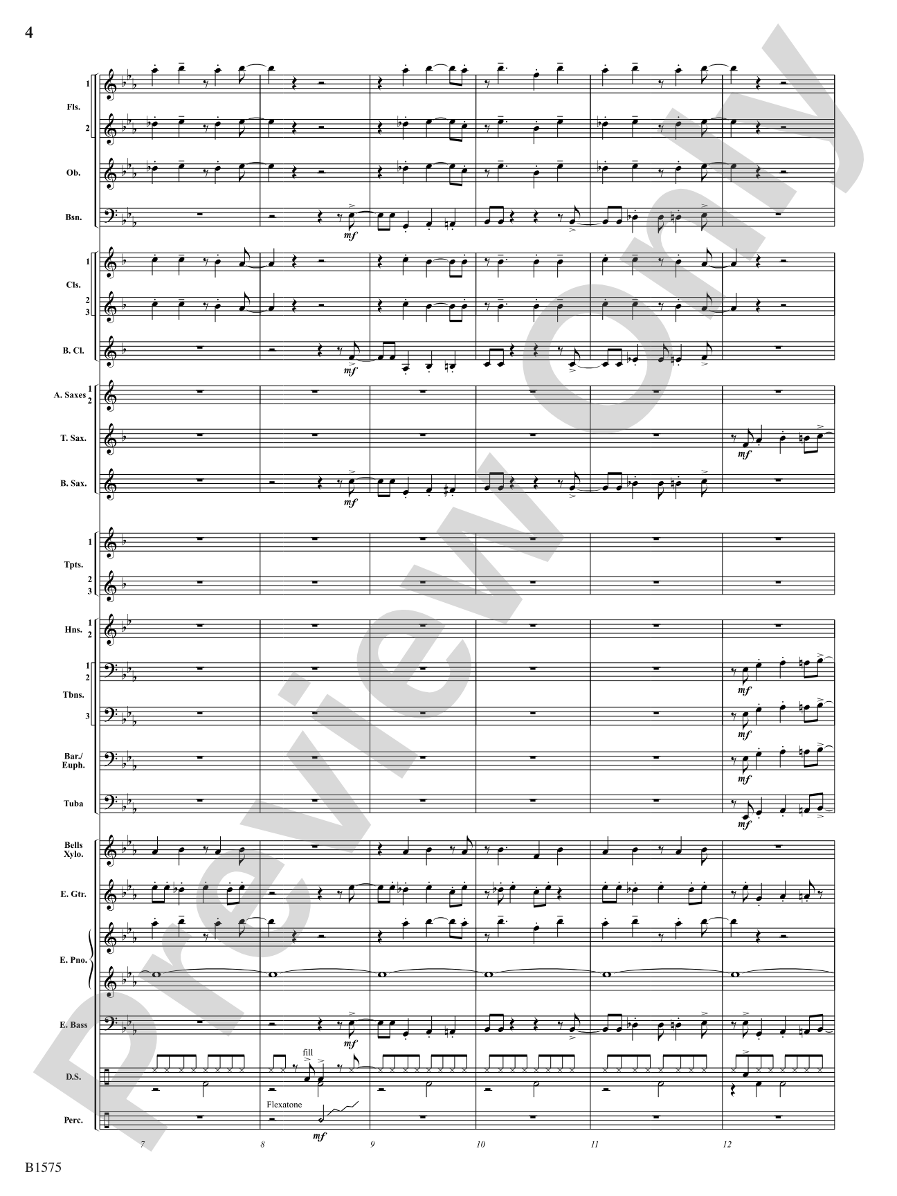 Fusion Generator: Concert Band Conductor Score & Parts